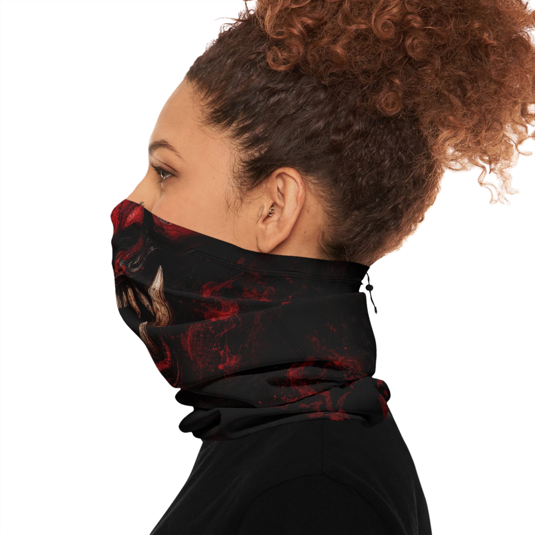 Red Oni Demon Ski Mask