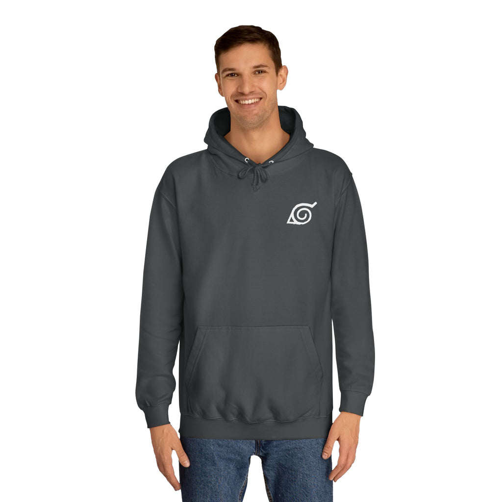 Naruto Silhouette Hoodie - Anime Shinobi Symbol College Pullover