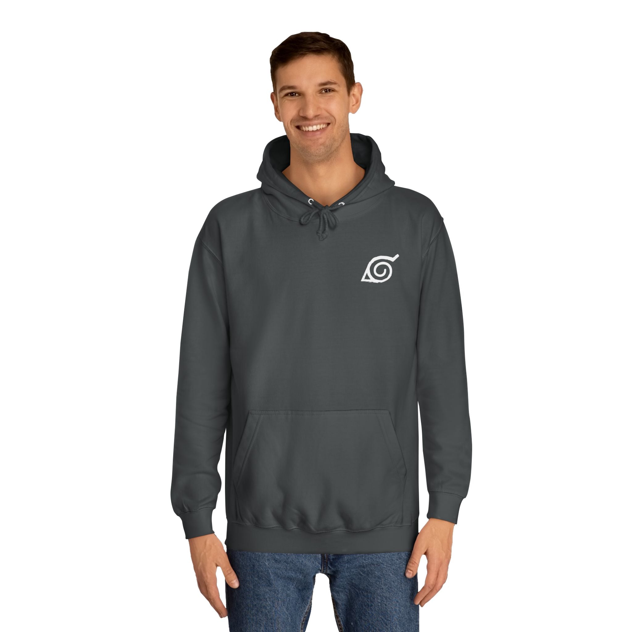 Naruto Silhouette Hoodie - Anime Shinobi Symbol College Pullover