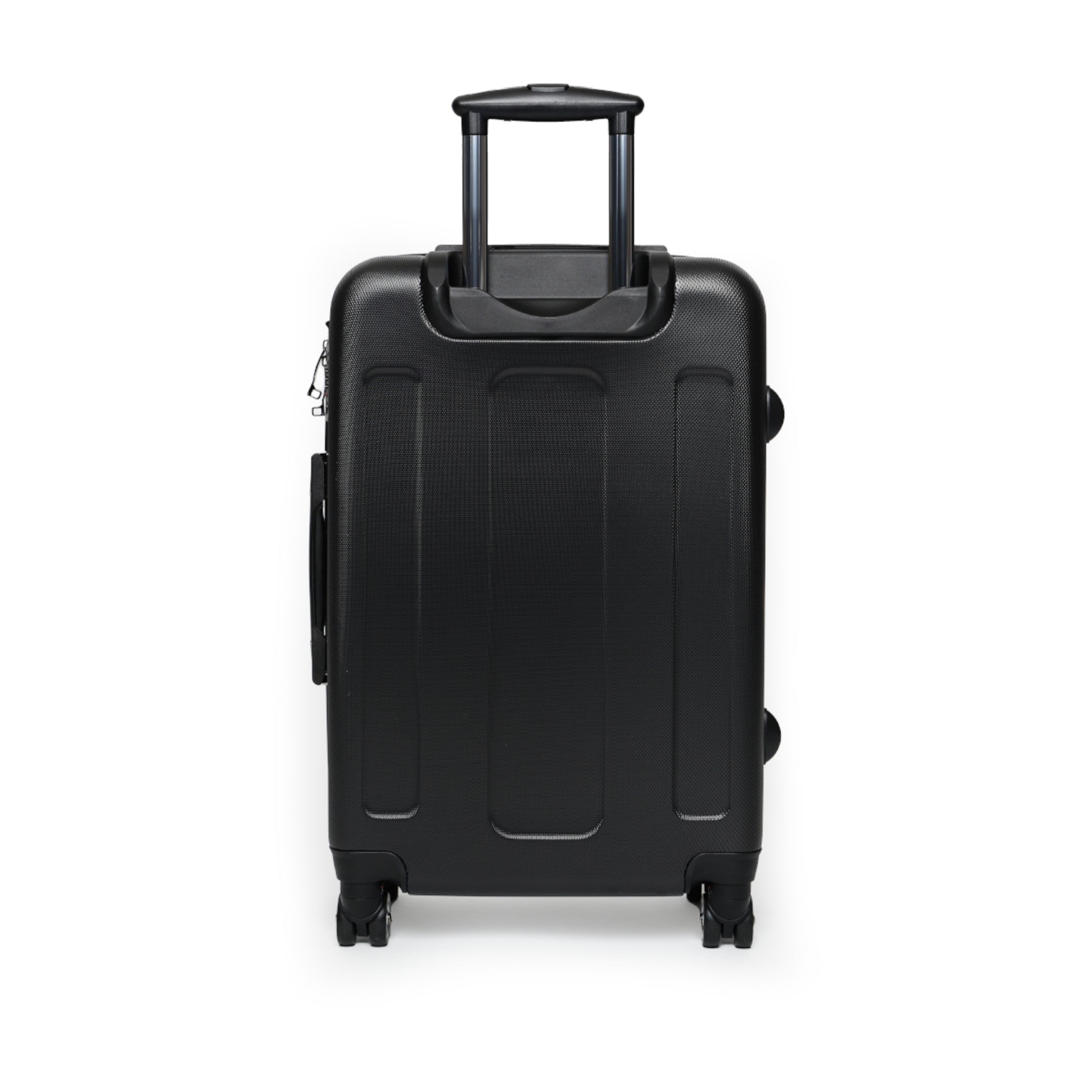 Checkerboard Optical-Illusion Suitcase — Travel Luggage