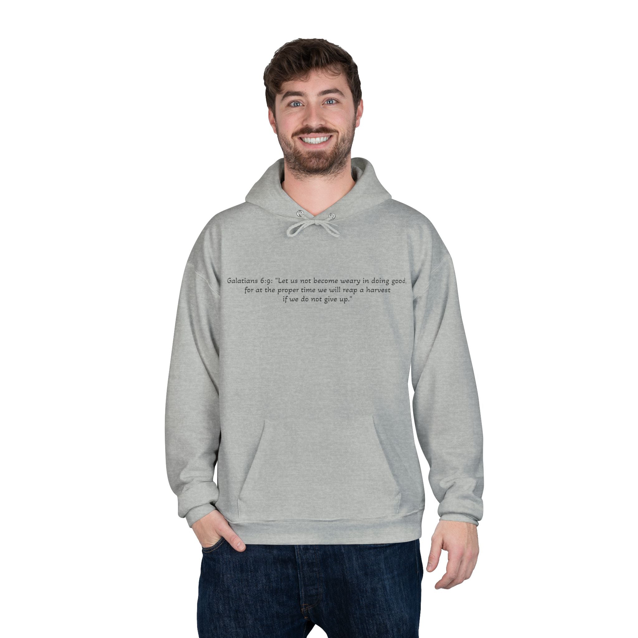 Jesus Portrait Hoodie — Crown of Thorns Religious Pullover