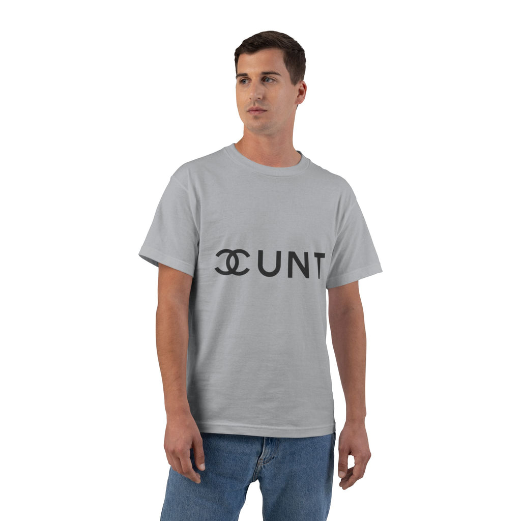 Graphic T-Shirt — Bold Parody Logo "CUNT" Statement Tee (women)