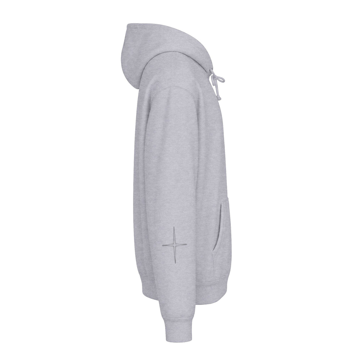 Moon Drip Hoodie — Gothic Crescent Last-Vision Graphic Sweatshirt