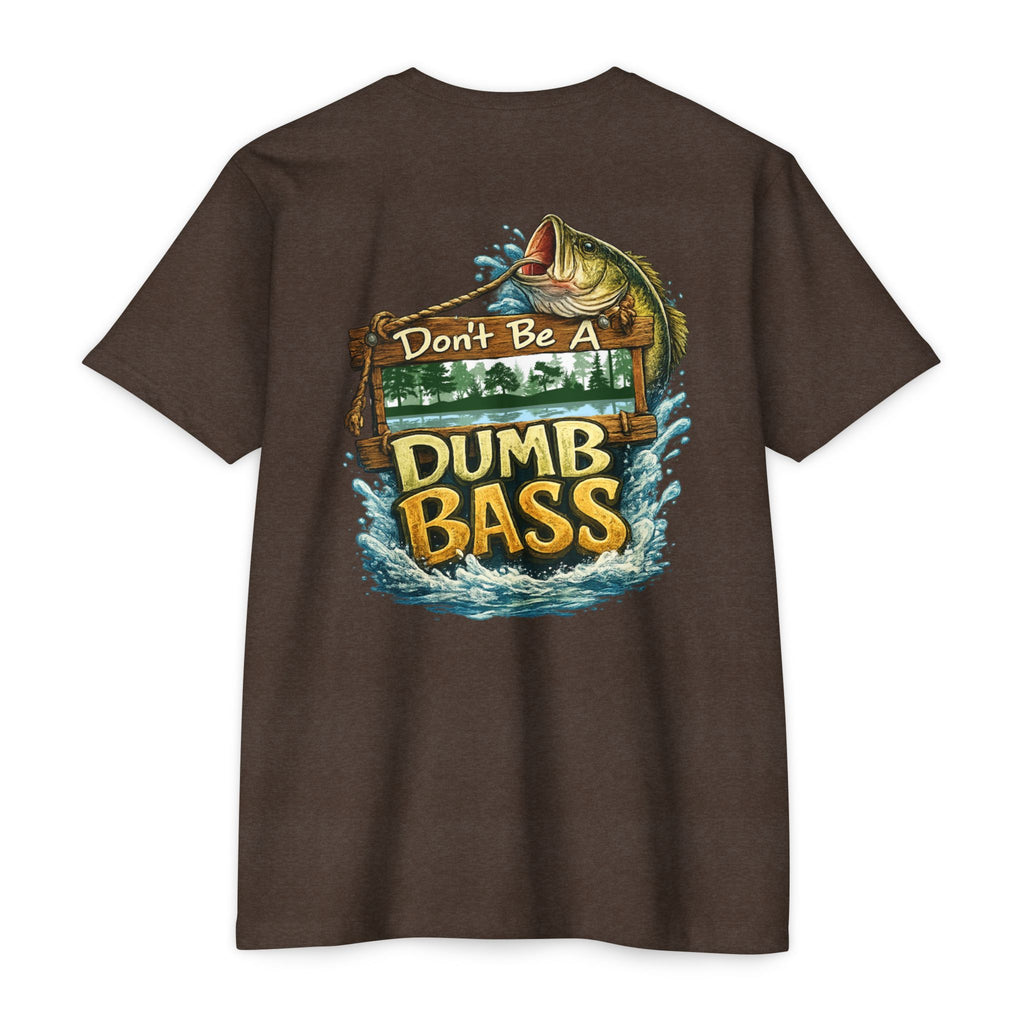 Fishing T-Shirt — "Don't Be A Dumb Bass" Bass Fishing Graphic Tee