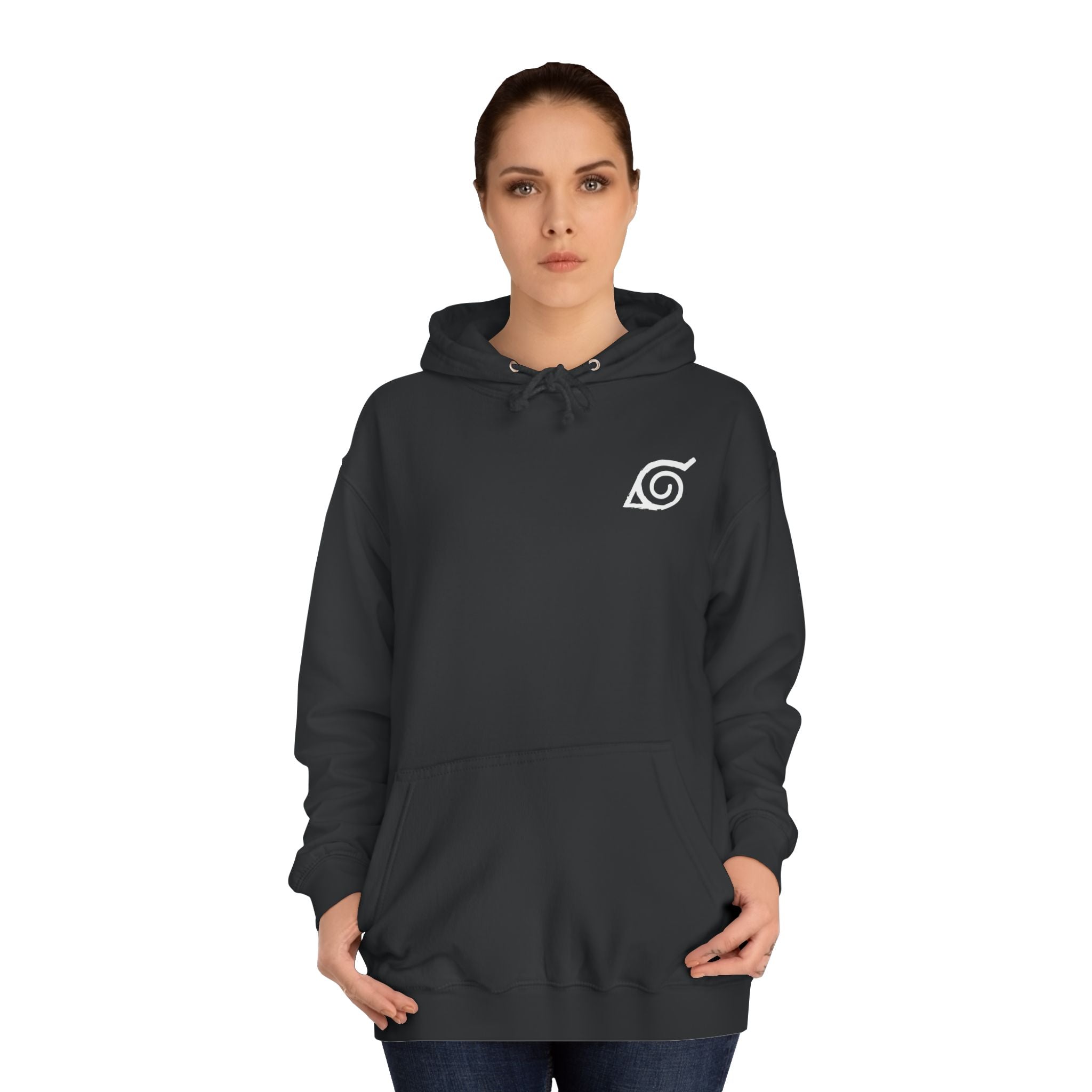 Naruto Silhouette Hoodie - Anime Shinobi Symbol College Pullover