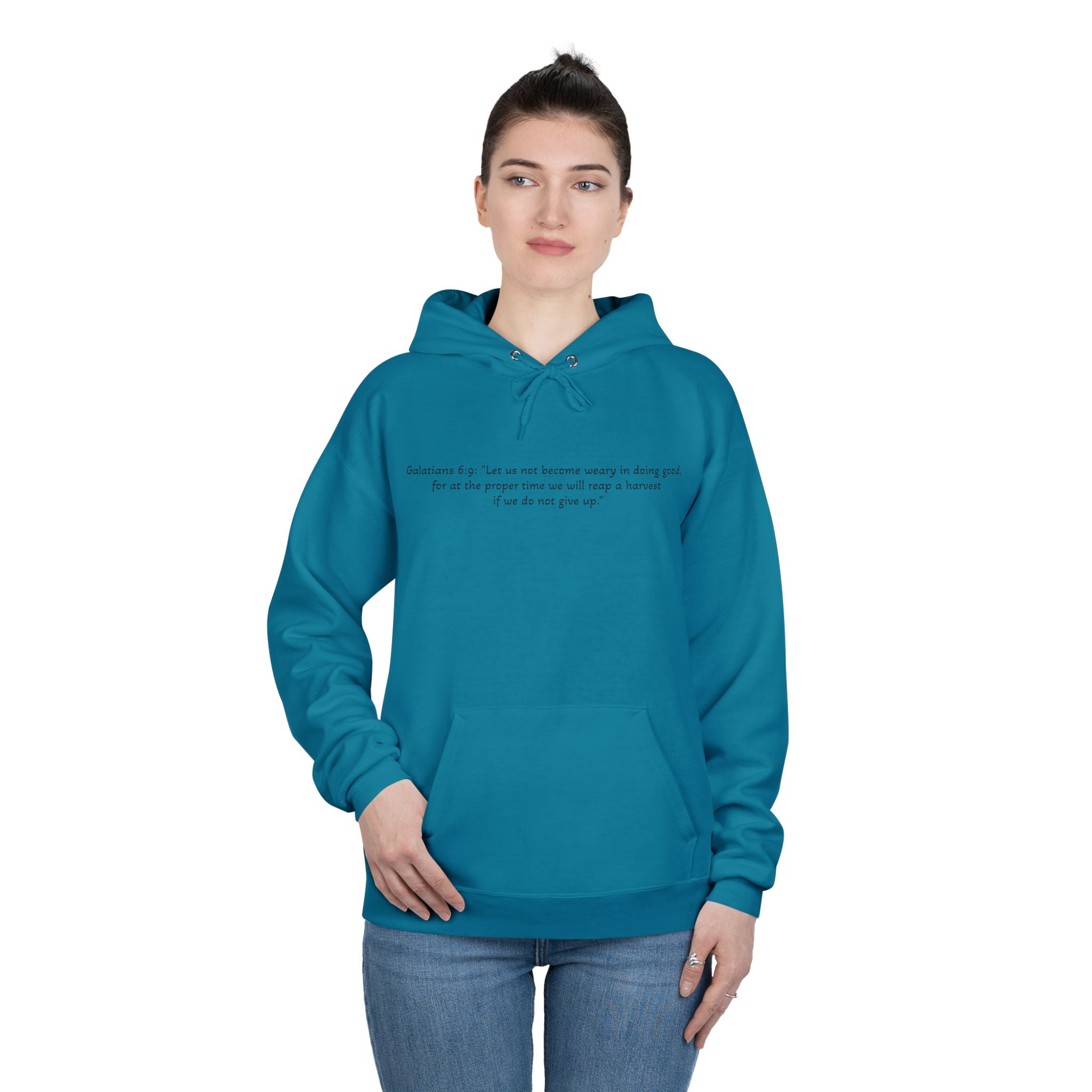 Jesus Portrait Hoodie — Crown of Thorns Religious Pullover