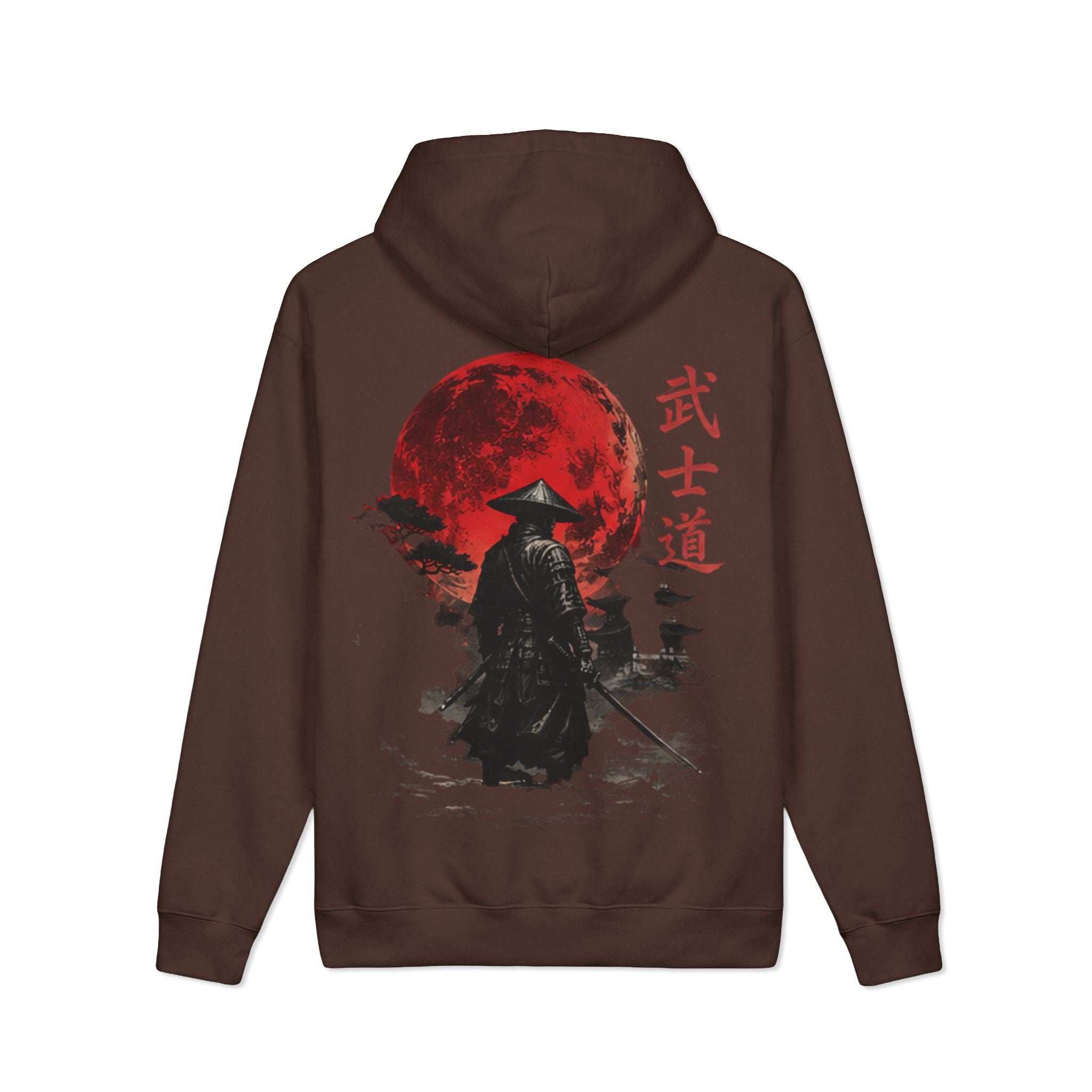 Unisex Mainstreet Heavyweight Hooded Sweatshirt - japanese samurai