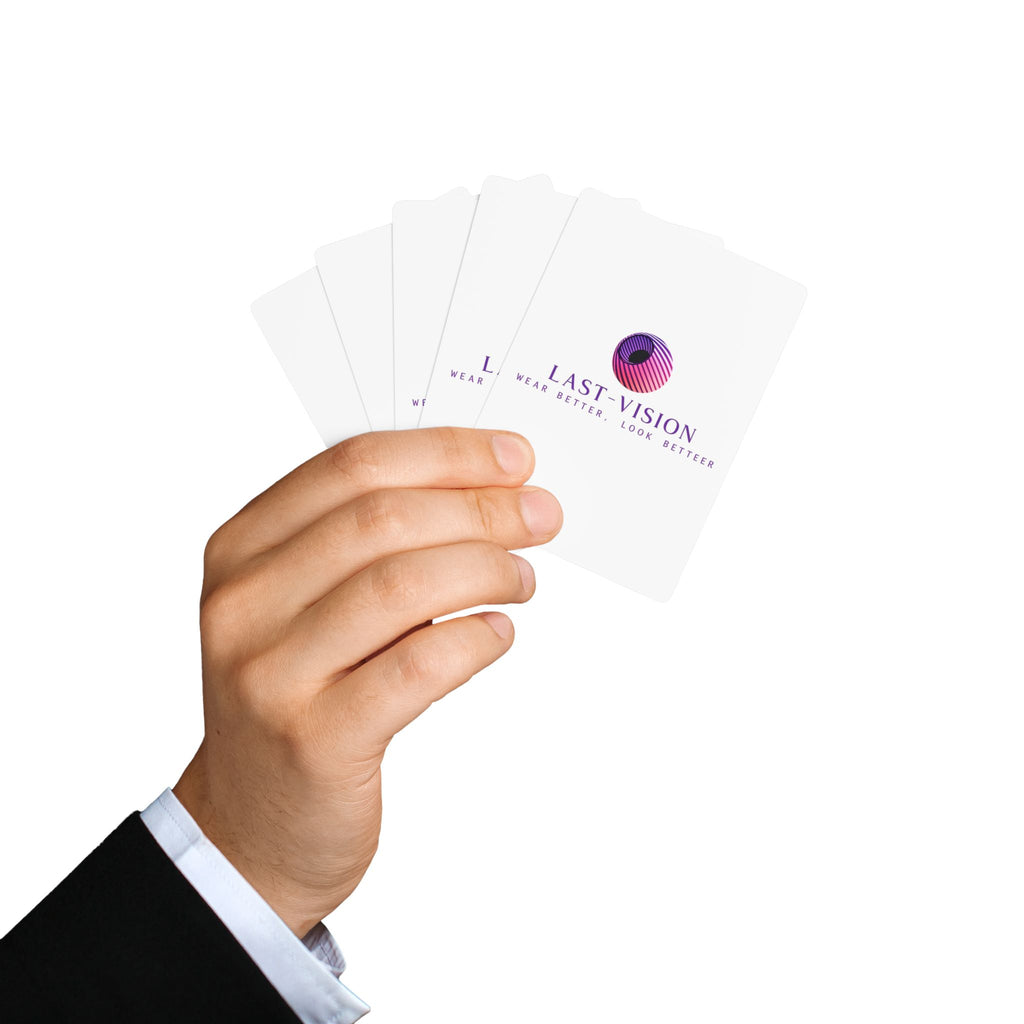 Last-Vision Logo Poker Playing Cards — Custom Branded Casino Deck