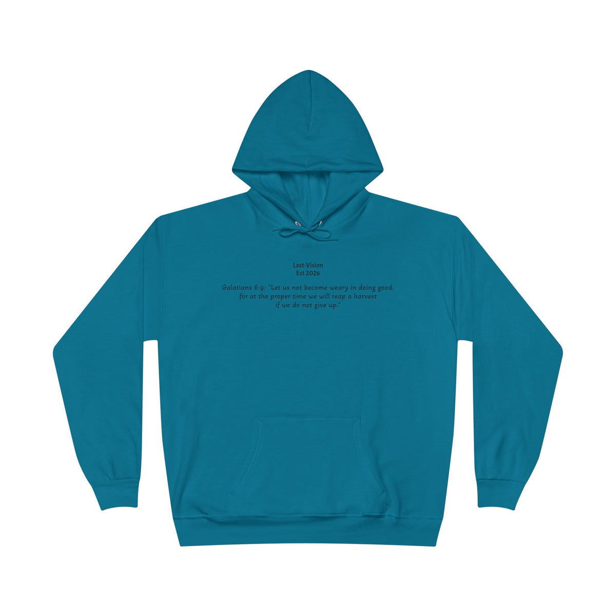Jesus Portrait Hoodie — Crown of Thorns Religious Pullover