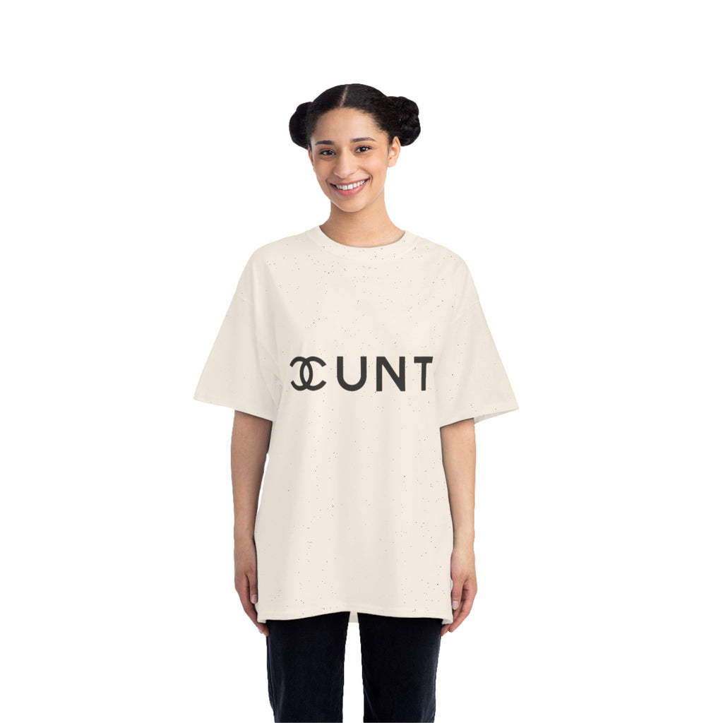 Graphic T-Shirt — Bold Parody Logo "CUNT" Statement Tee (women)