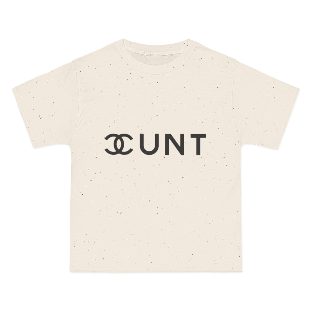 Graphic T-Shirt — Bold Parody Logo "CUNT" Statement Tee (women)