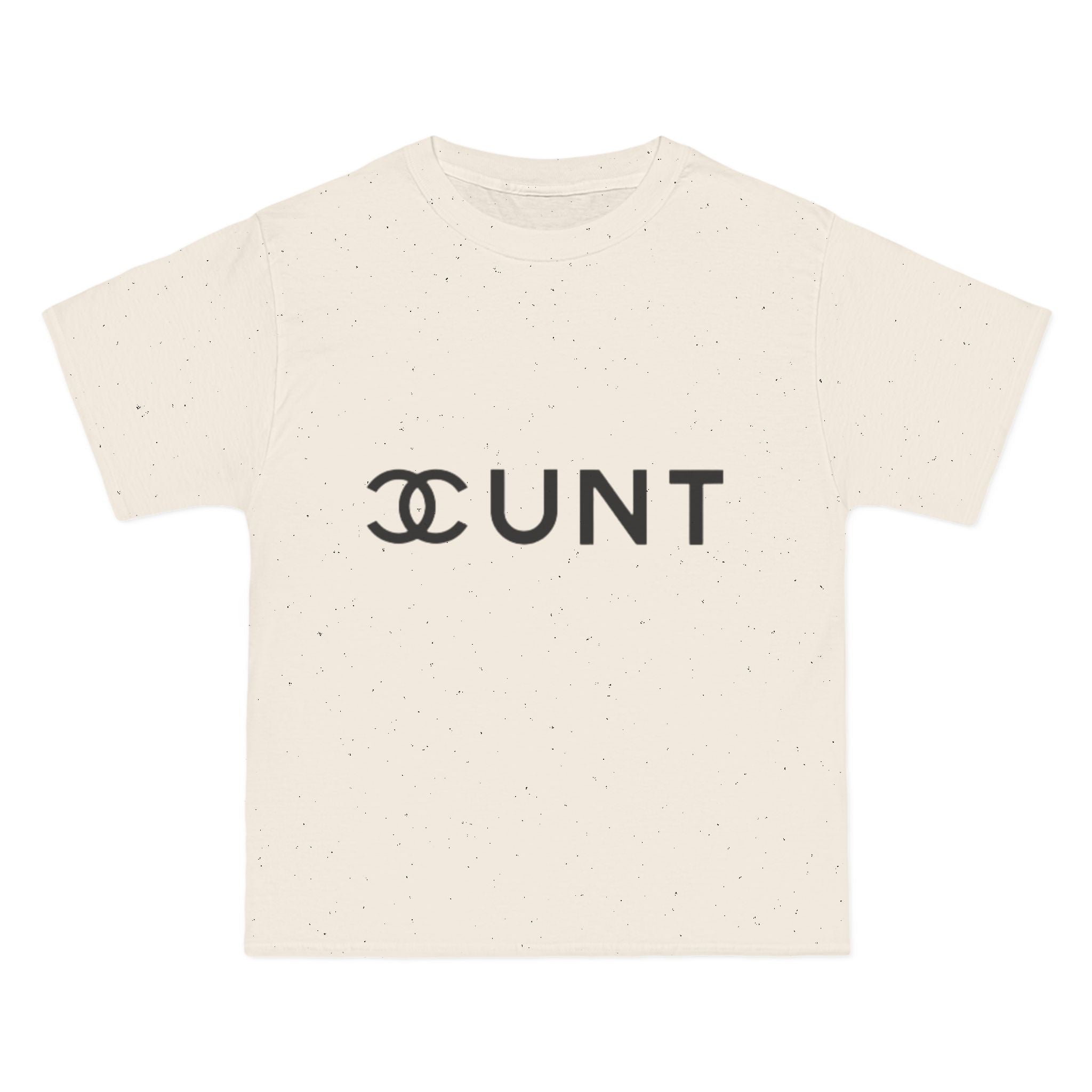 Graphic T-Shirt — Bold Parody Logo "CUNT" Statement Tee (women)