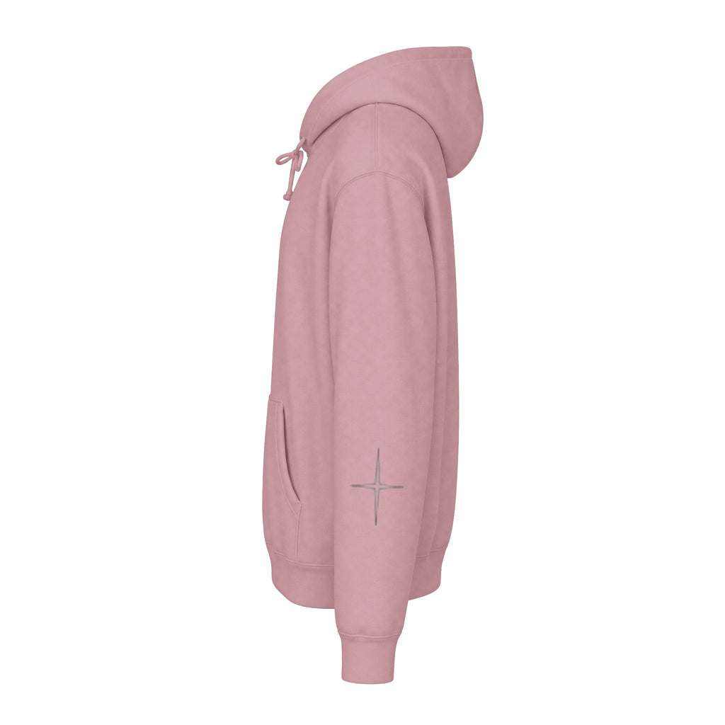 Moon Drip Hoodie — Gothic Crescent Last-Vision Graphic Sweatshirt