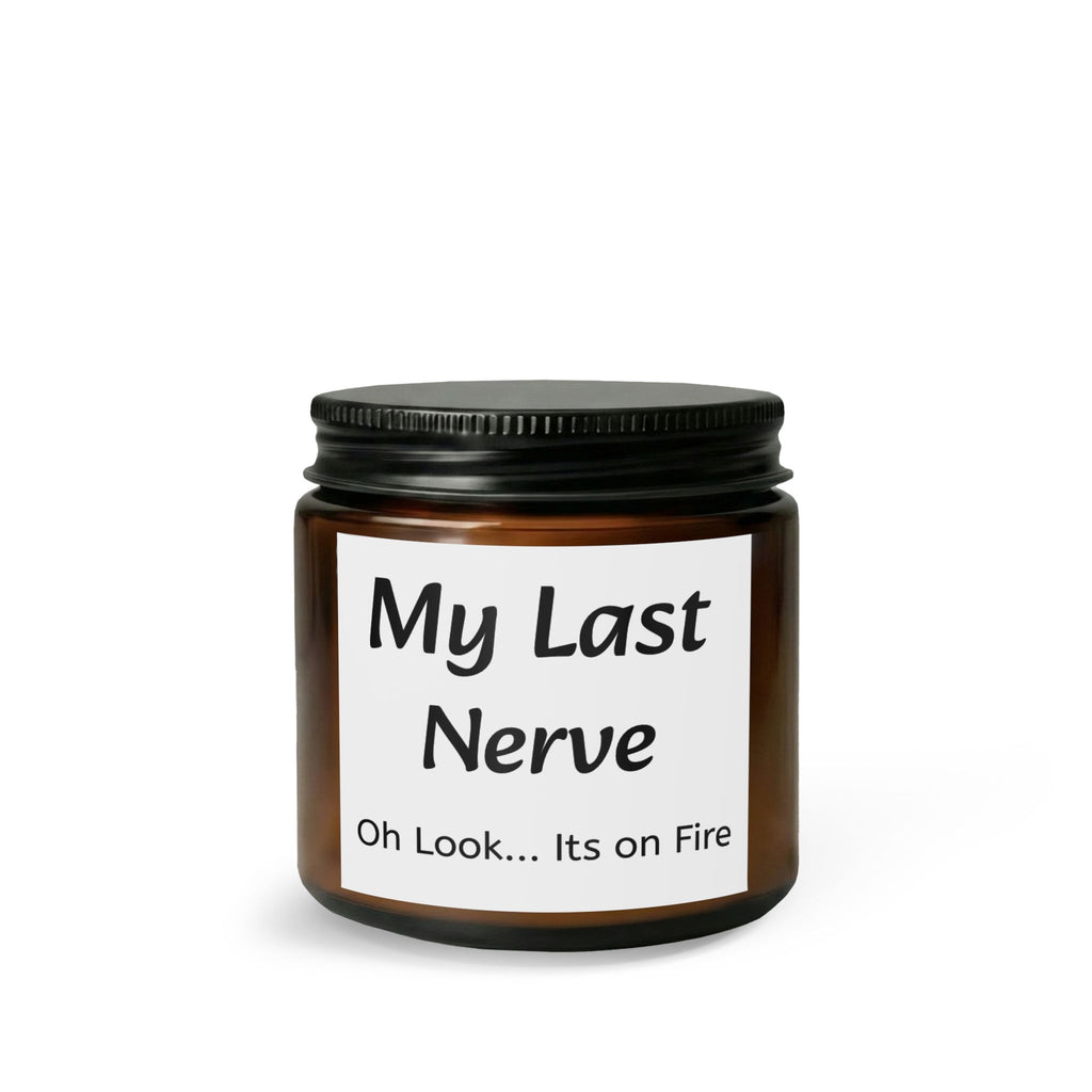 My Last Nerve Candle Set — Glass Jar Candle with Matches & Wick Trimmer