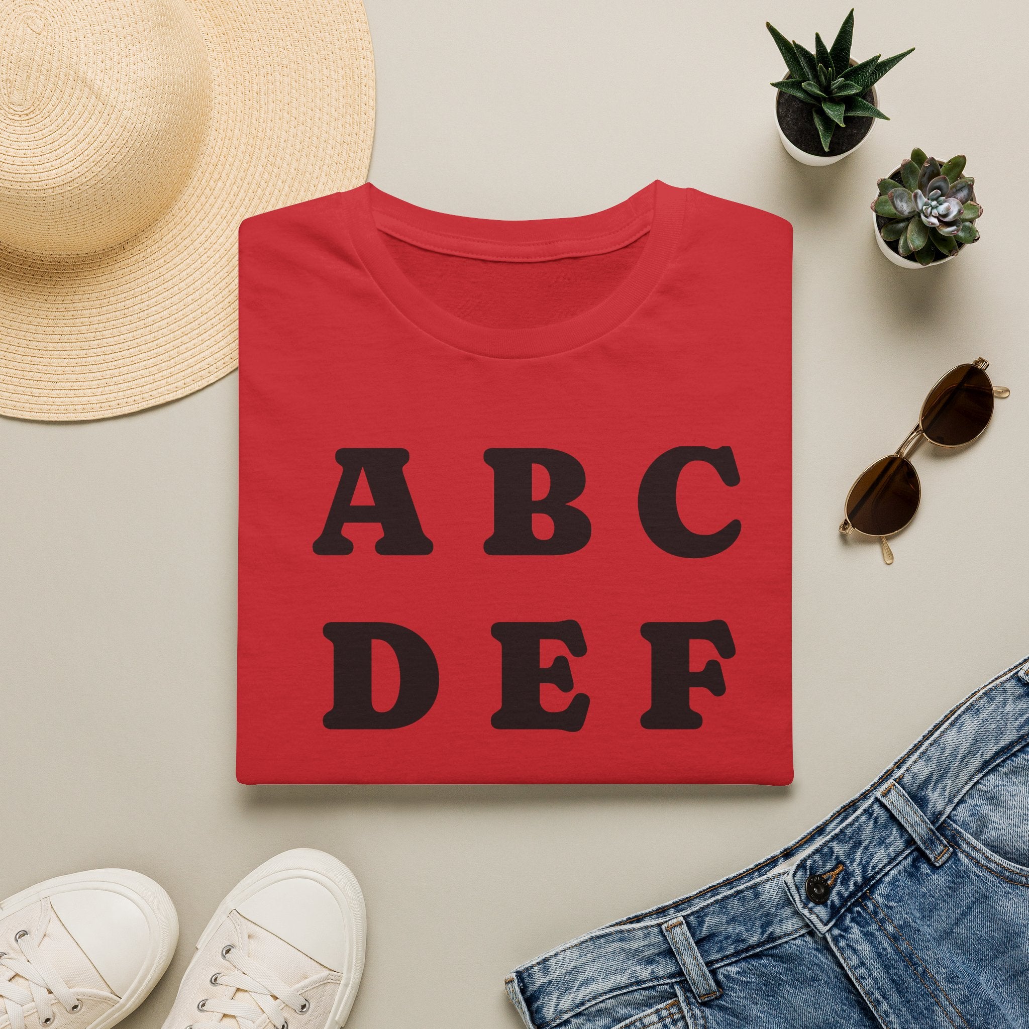 ABC DEF F*** Ice T-Shirt — Funny Hidden Message Letter Grid Tee