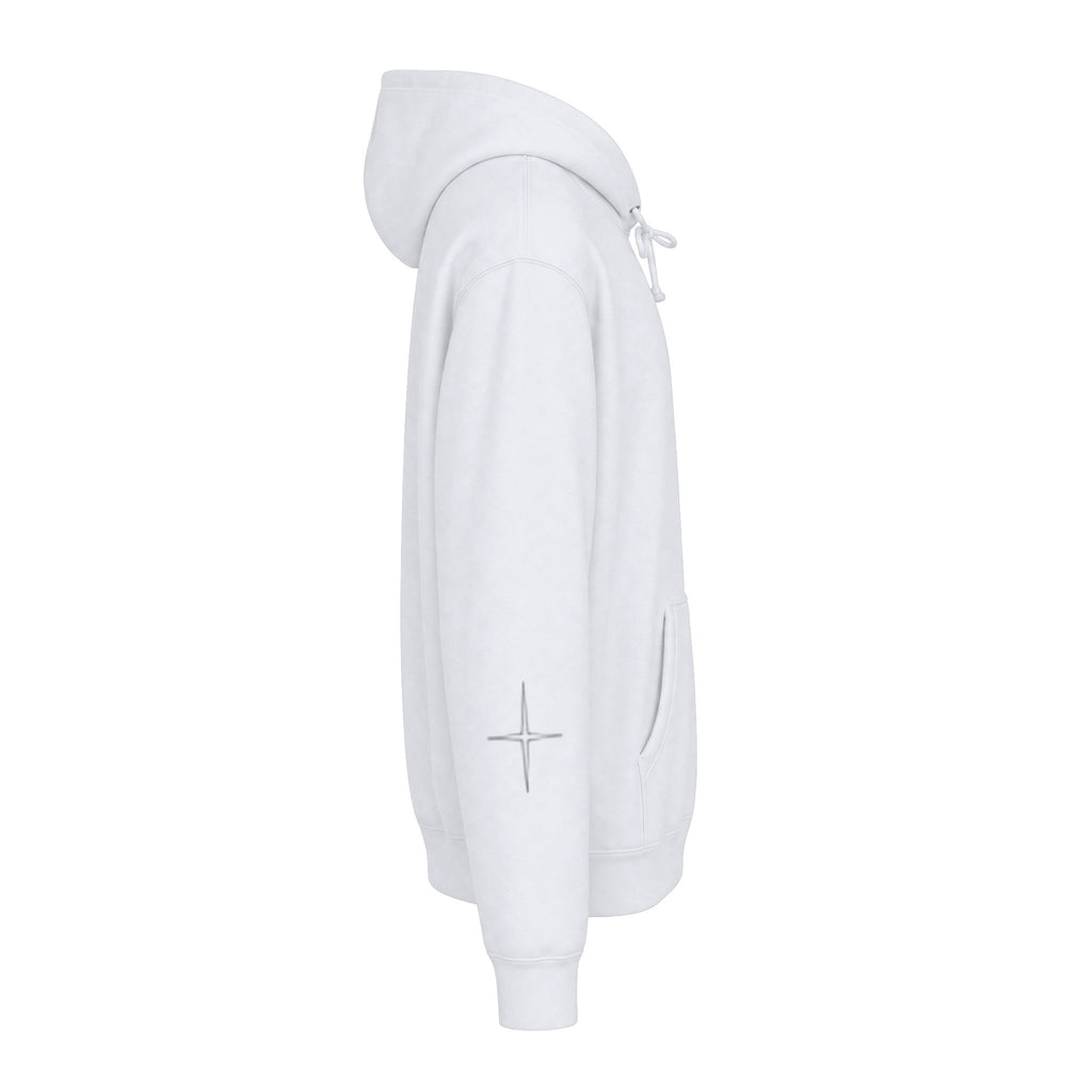 Moon Drip Hoodie — Gothic Crescent Last-Vision Graphic Sweatshirt