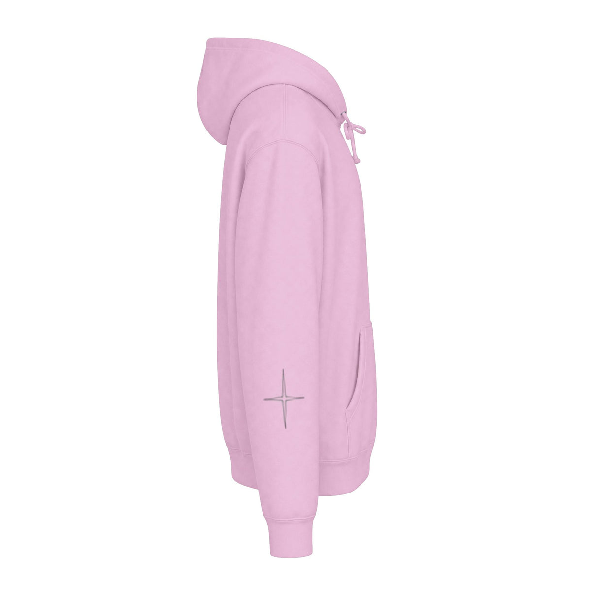 Moon Drip Hoodie — Gothic Crescent Last-Vision Graphic Sweatshirt