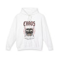 Chaos Skull & Rose Hoodie — Gothic Streetwear Pullover with "Chaos" Graphic