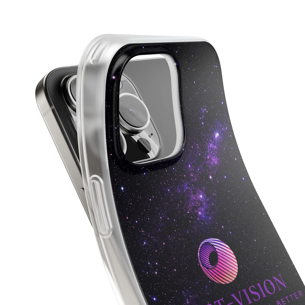 Galaxy Logo Phone Case — Last-Vision ‘Look Better’ Clear Flexi Case