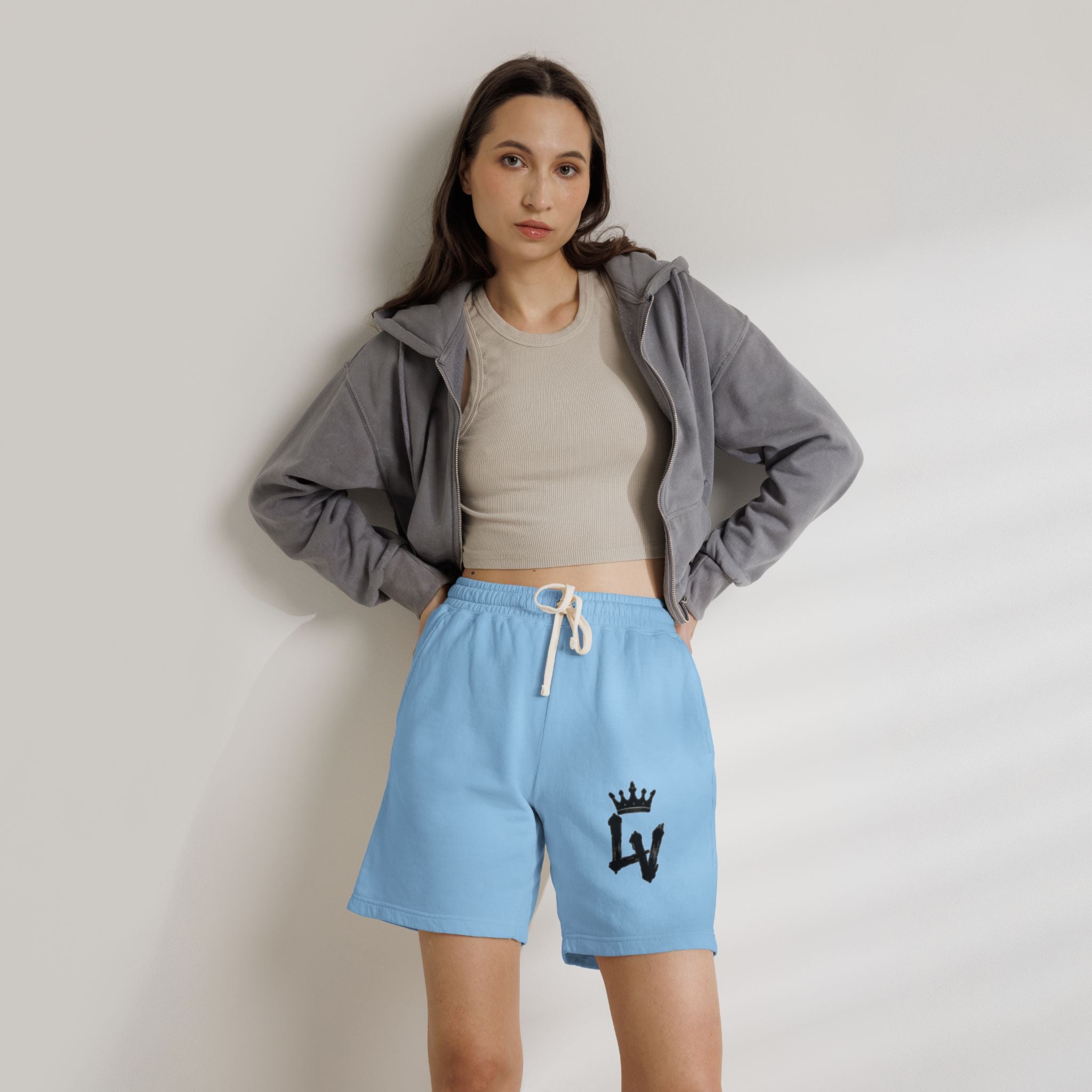 Copy of Unisex Garment-Dyed Lightweight Fleece Sweat Shorts - LAST VISION - LV Design