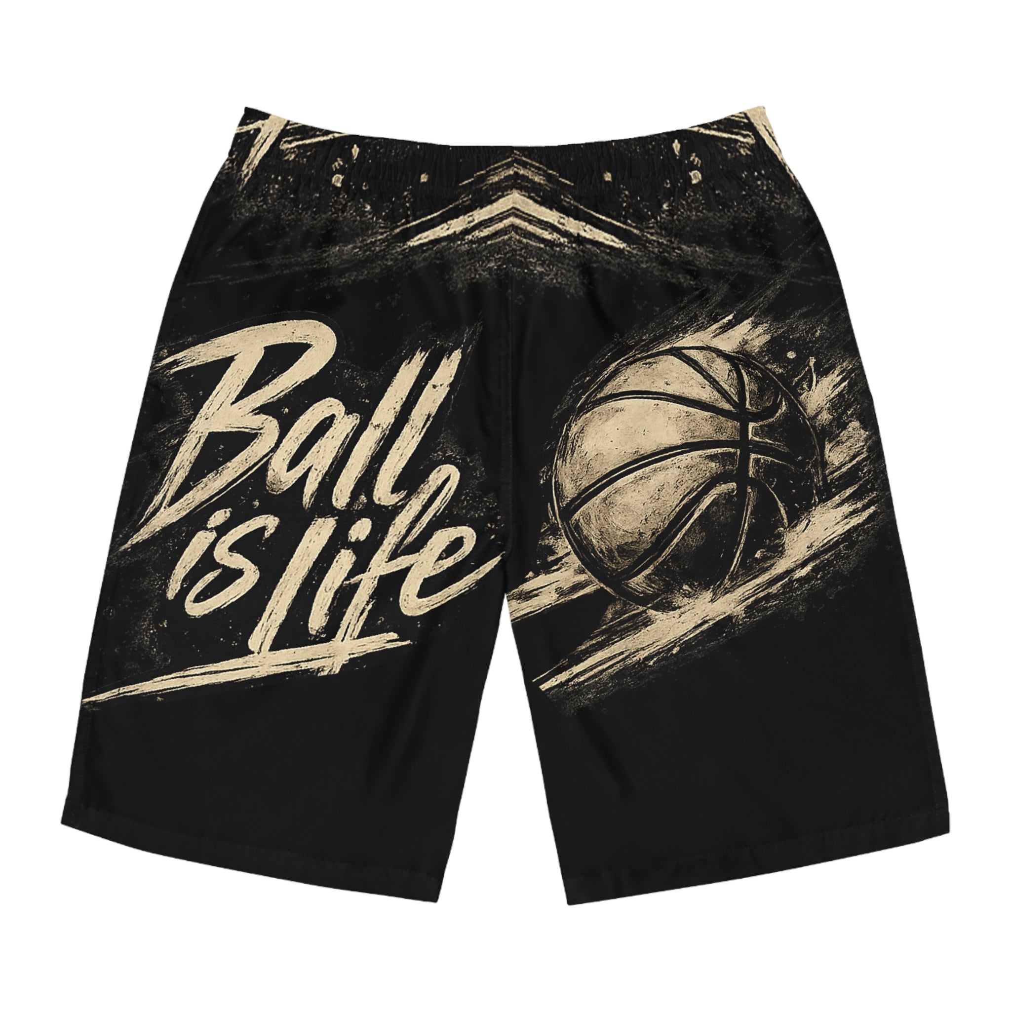 Basketball 'Ball Is Life' Board Shorts