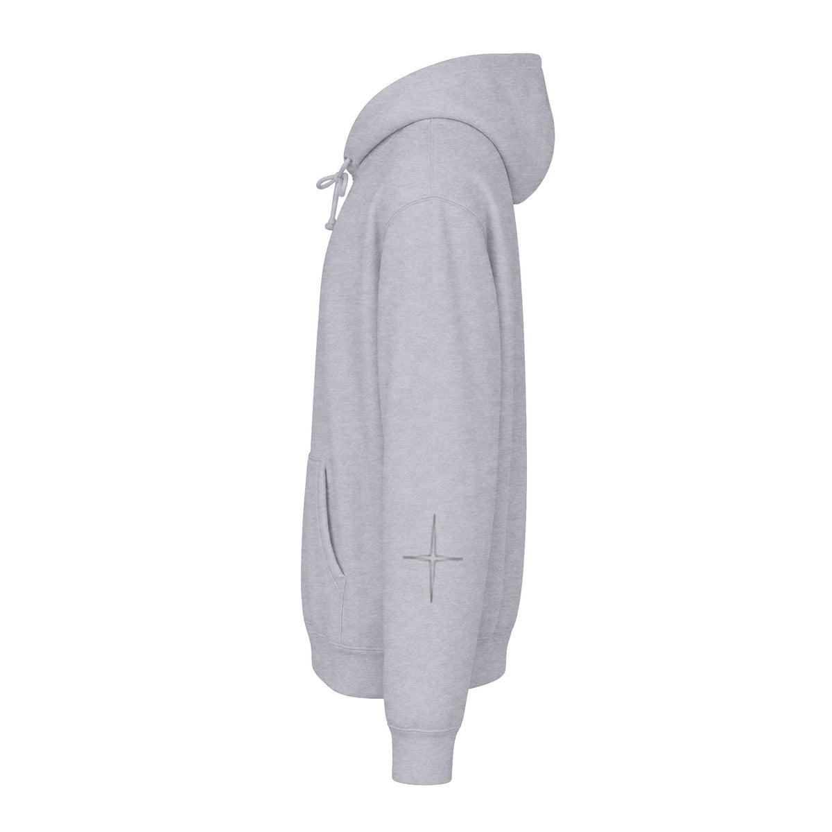 Moon Drip Hoodie — Gothic Crescent Last-Vision Graphic Sweatshirt