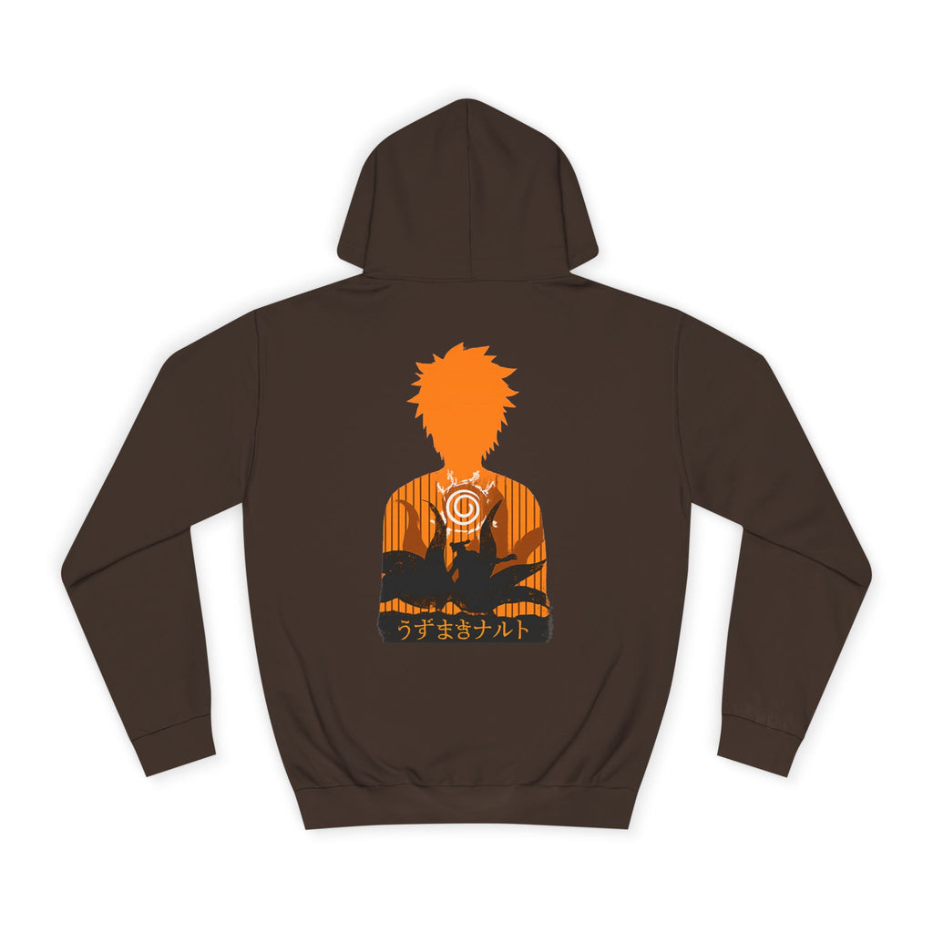 Naruto Silhouette Hoodie - Anime Shinobi Symbol College Pullover
