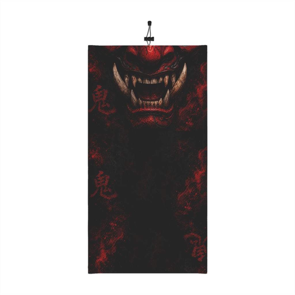 Red Oni Demon Ski Mask