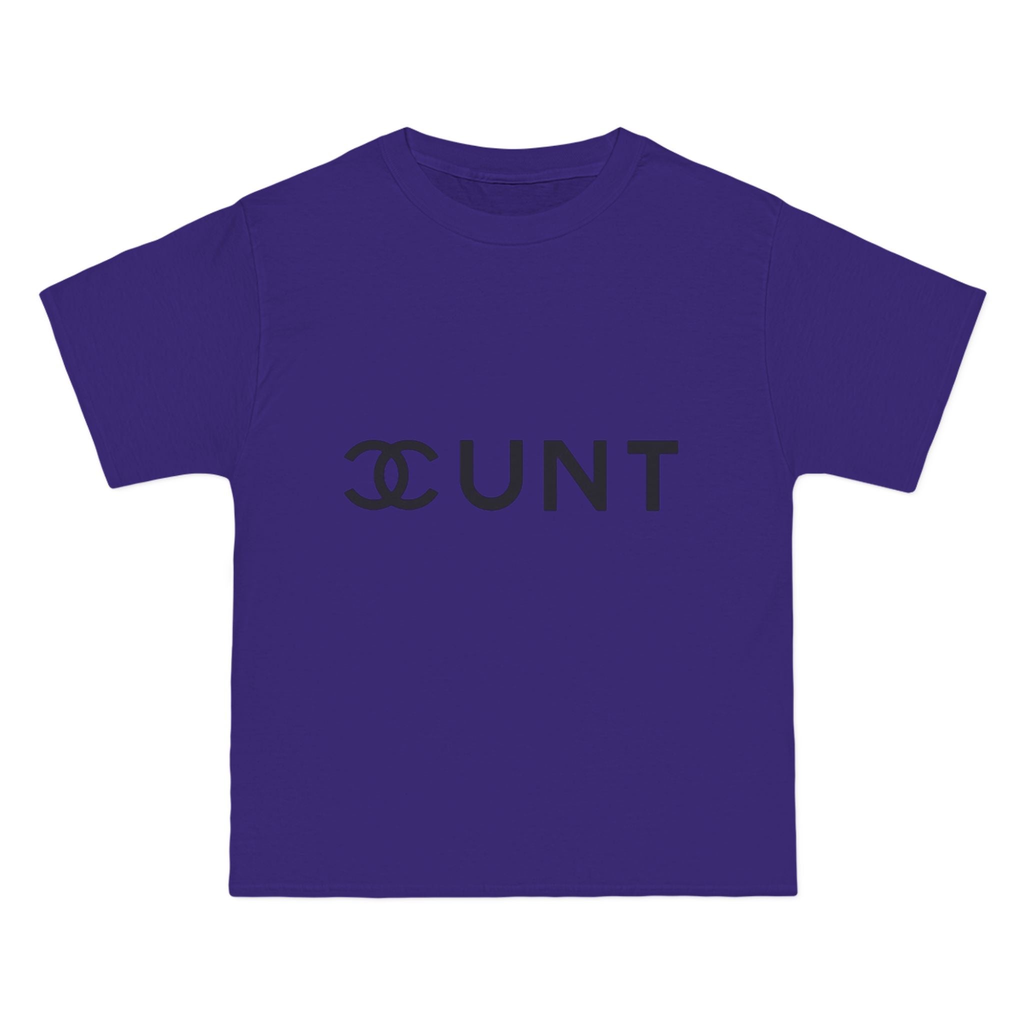 Graphic T-Shirt — Bold Parody Logo "CUNT" Statement Tee (women)