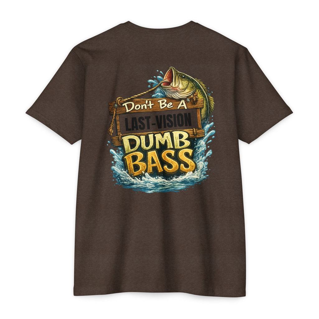 Fishing T-Shirt — "Don't Be A Dumb Bass" Bass Fishing Graphic Tee