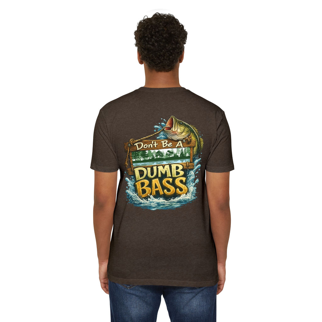 Fishing T-Shirt — "Don't Be A Dumb Bass" Bass Fishing Graphic Tee