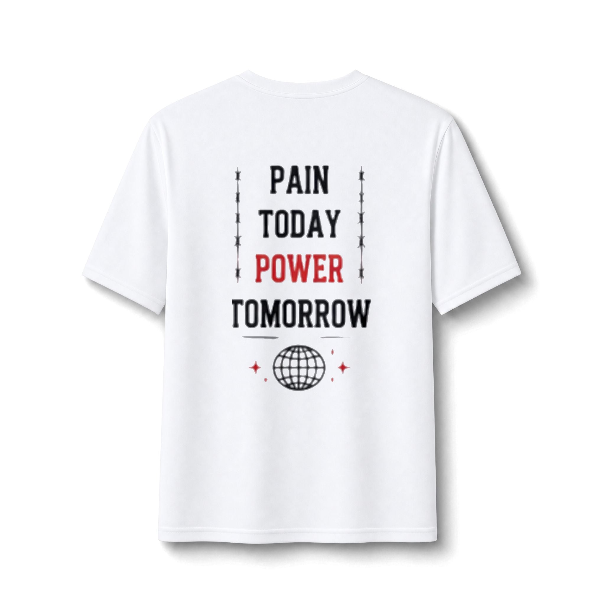 Embrace Struggle Performance Tee — "Pain Today, Power Tomorrow" Gym Motivation Shirt