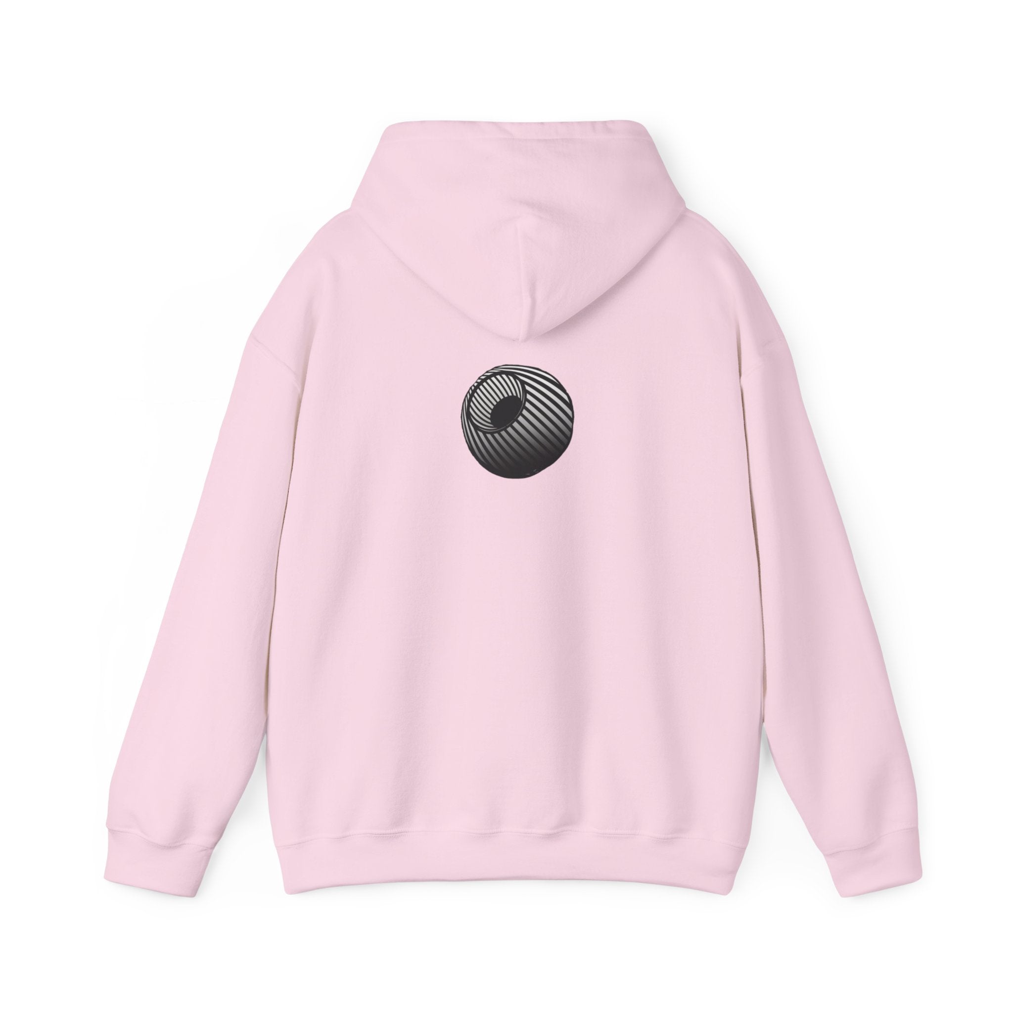 Last-Vision Minimalist Hoodie — Monochrome Logo Pullover