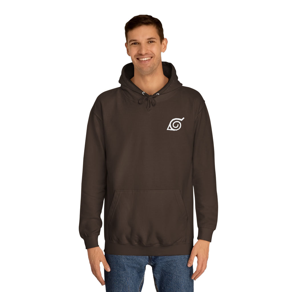 Naruto Silhouette Hoodie - Anime Shinobi Symbol College Pullover