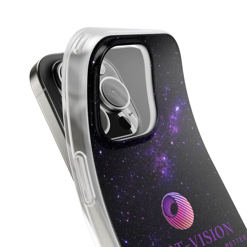 Galaxy Logo Phone Case — Last-Vision ‘Look Better’ Clear Flexi Case