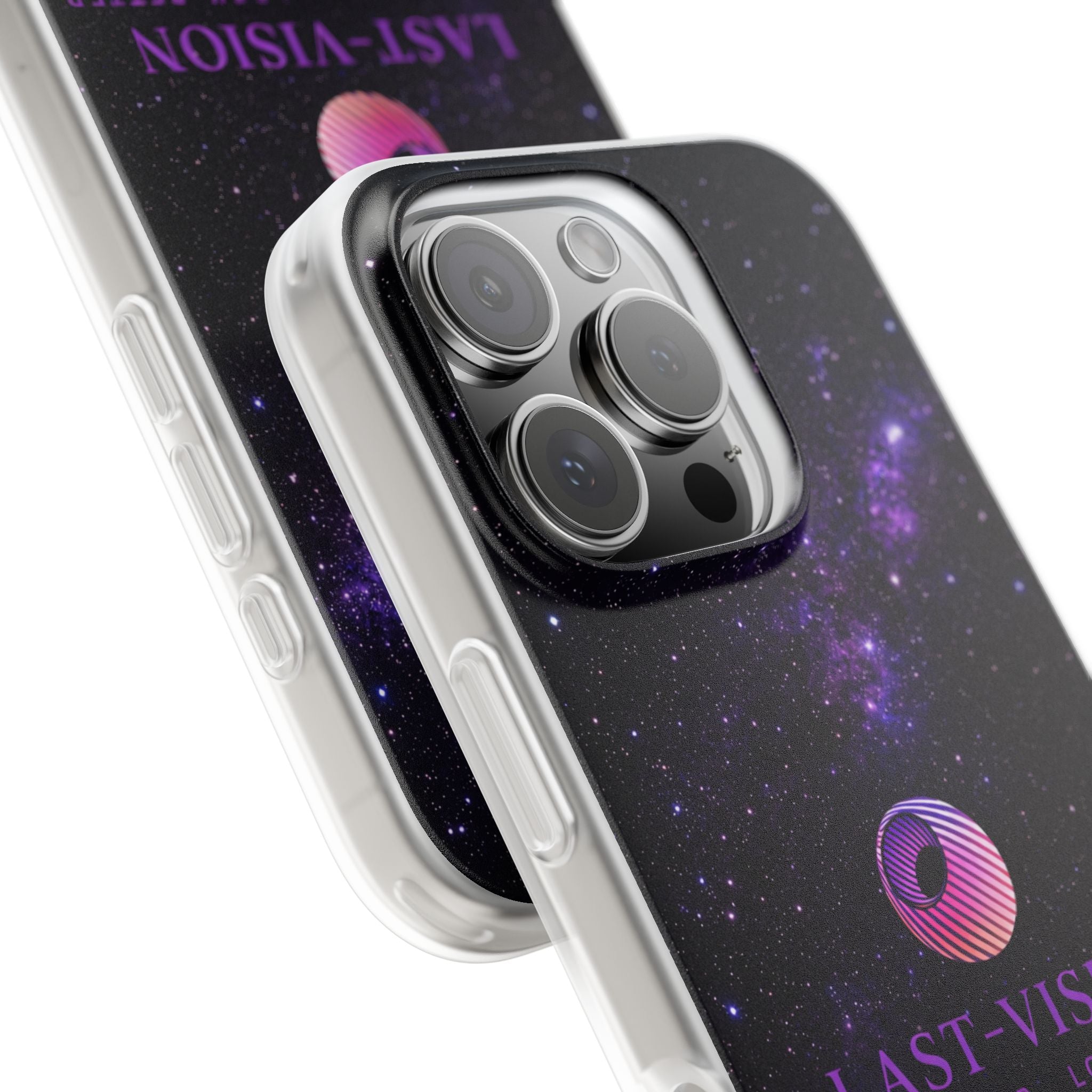 Galaxy Logo Phone Case — Last-Vision ‘Look Better’ Clear Flexi Case