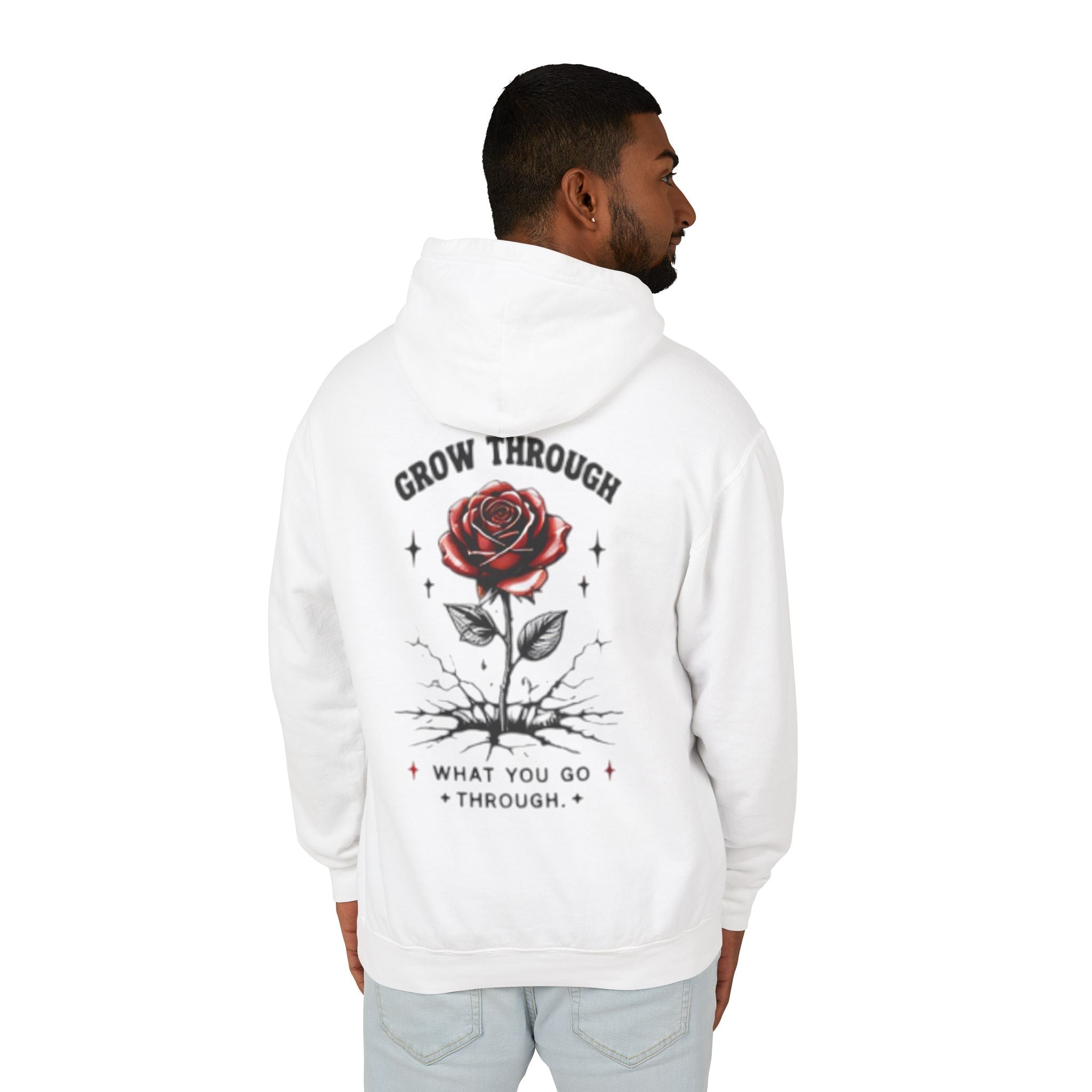 Chaos Skull & Rose Hoodie — Gothic Streetwear Pullover with "Chaos" Graphic