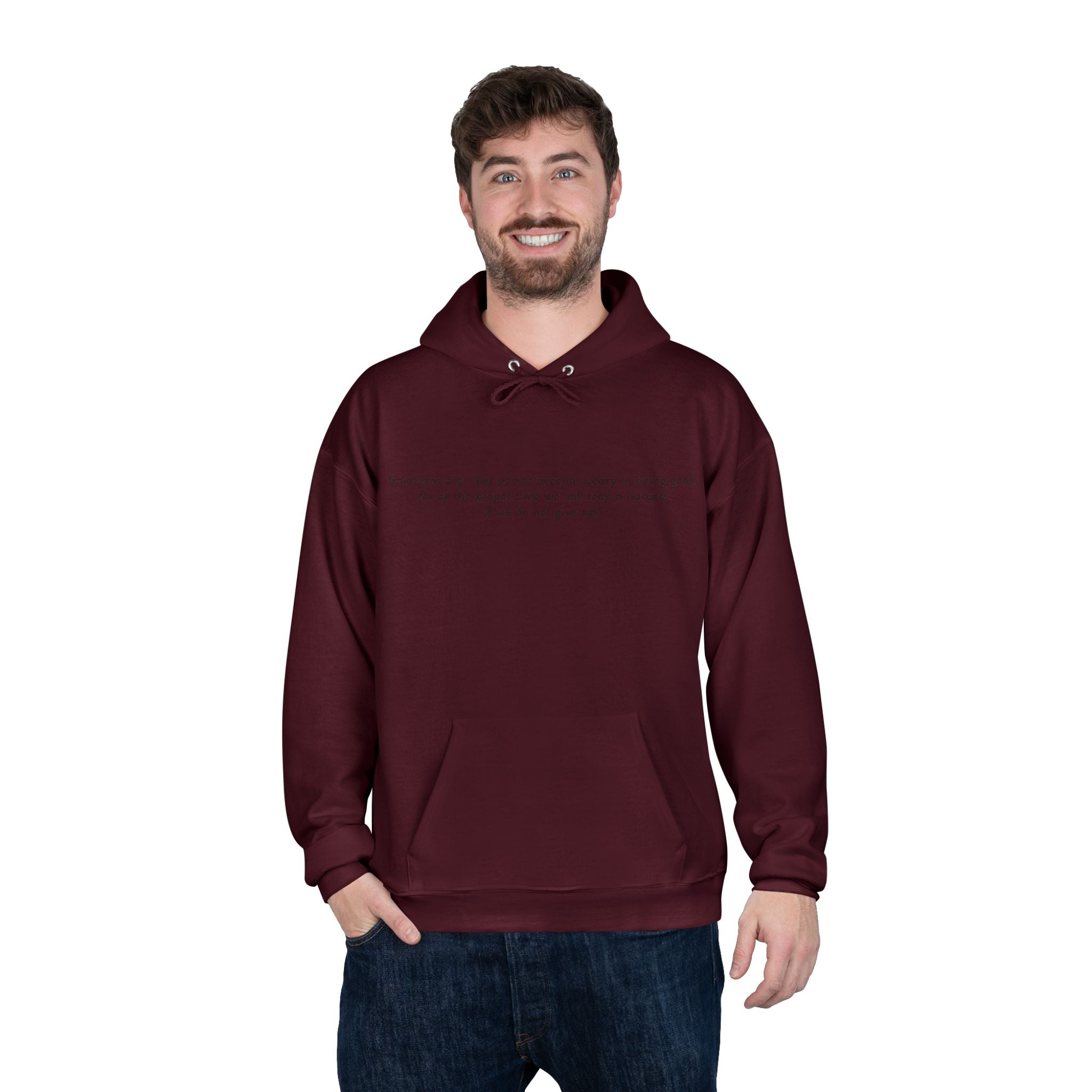 Jesus Portrait Hoodie — Crown of Thorns Religious Pullover
