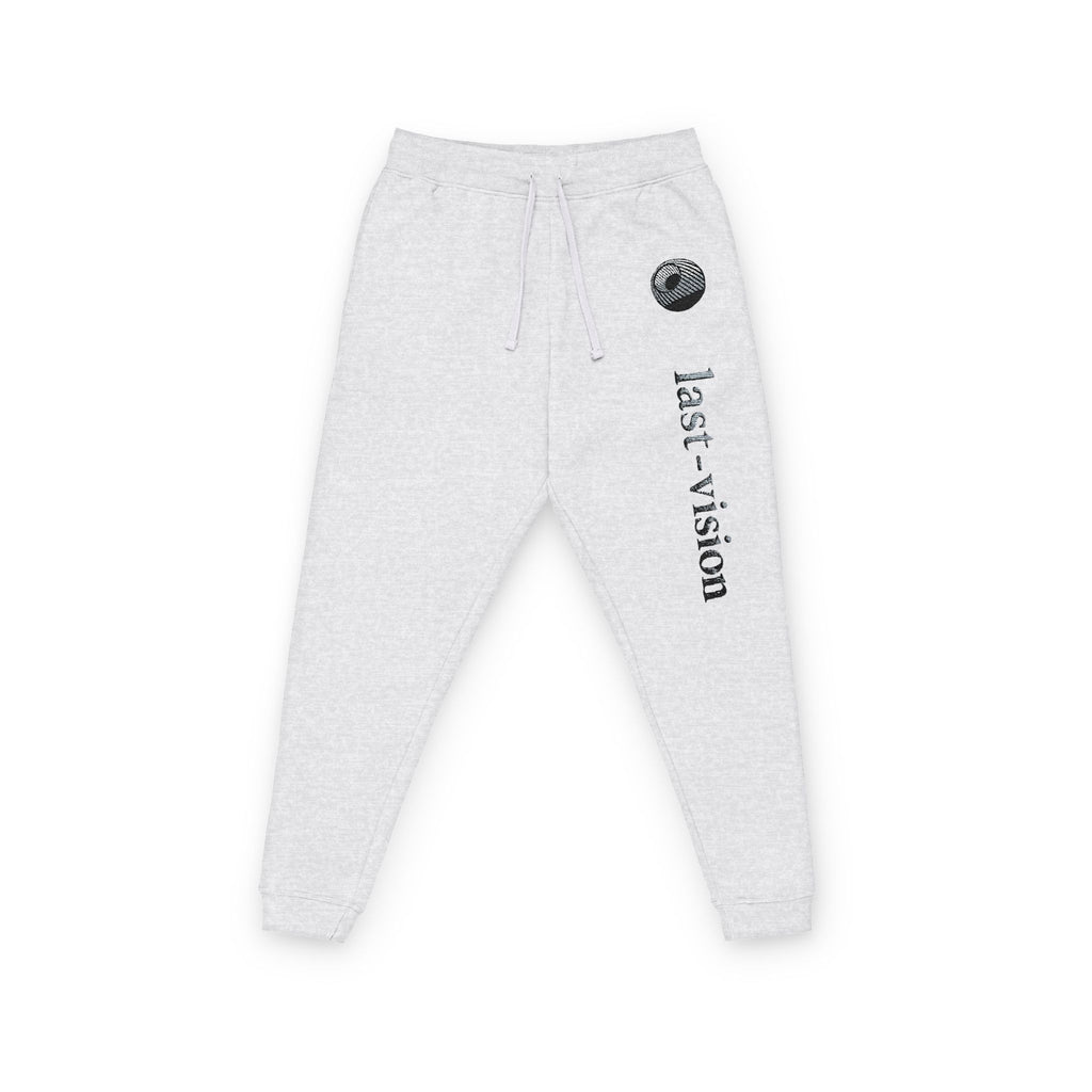 Embroidered 'Last Kiss' Fleece Joggers — Casual Graphic Sweatpants