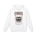 Chaos Skull & Rose Hoodie — Gothic Streetwear Pullover with "Chaos" Graphic
