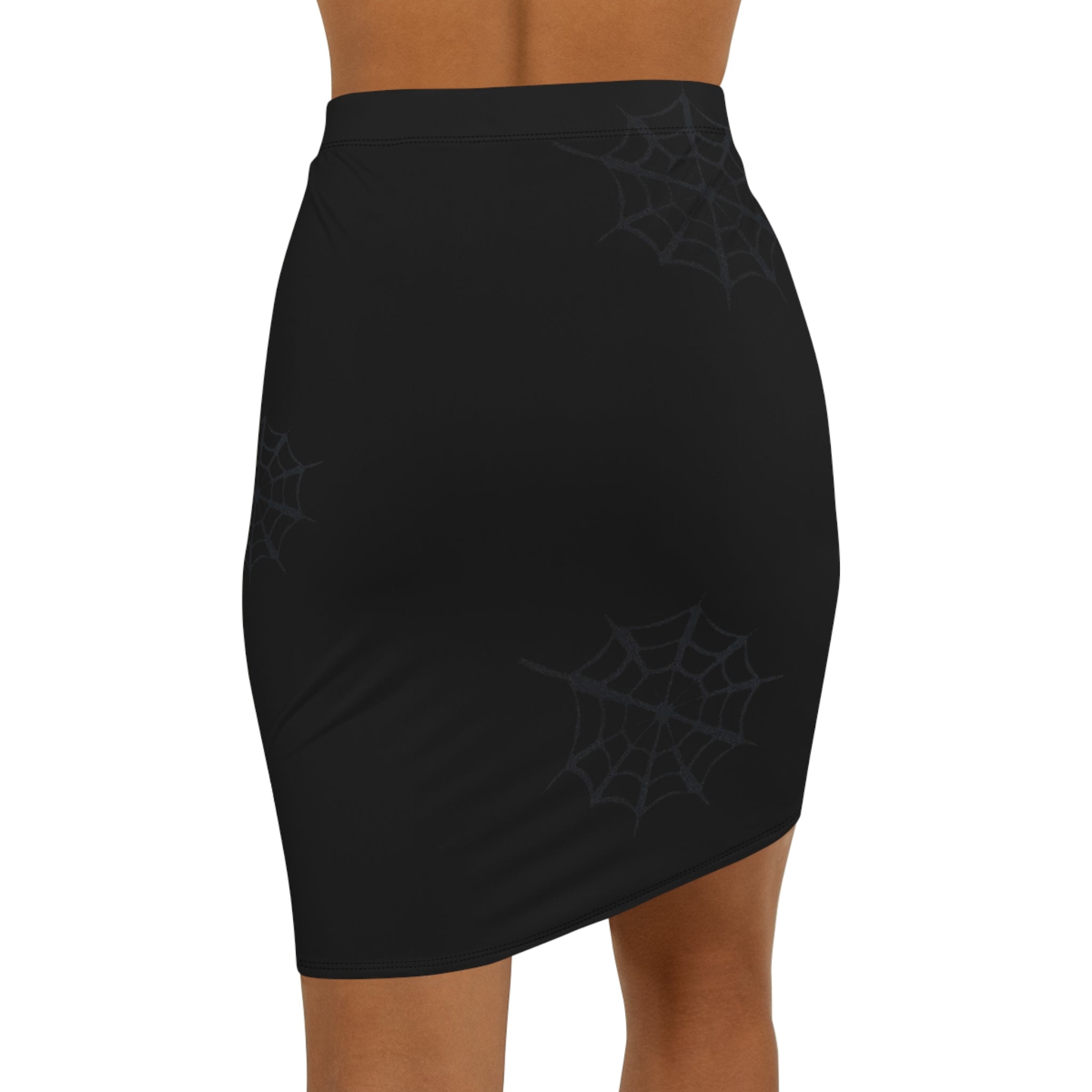 Pencil Skirt — Classic Black Mid‑Waist Bodycon Pencil Skirt