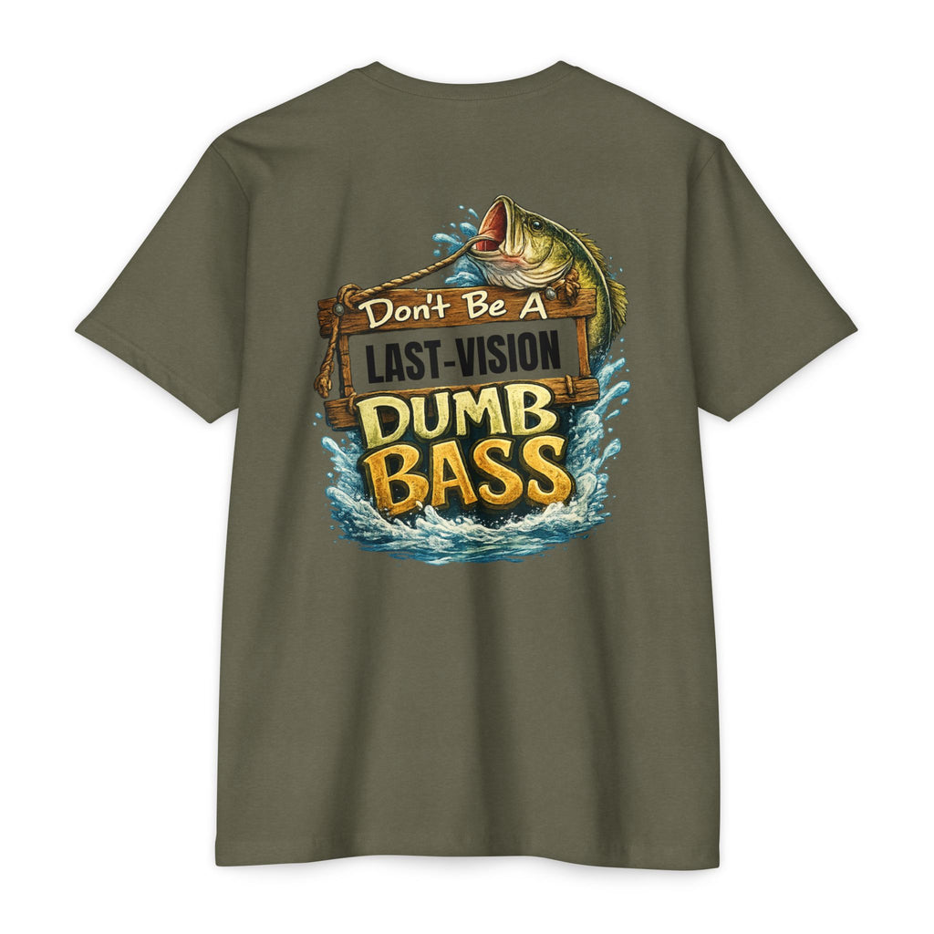 Fishing T-Shirt — "Don't Be A Dumb Bass" Bass Fishing Graphic Tee