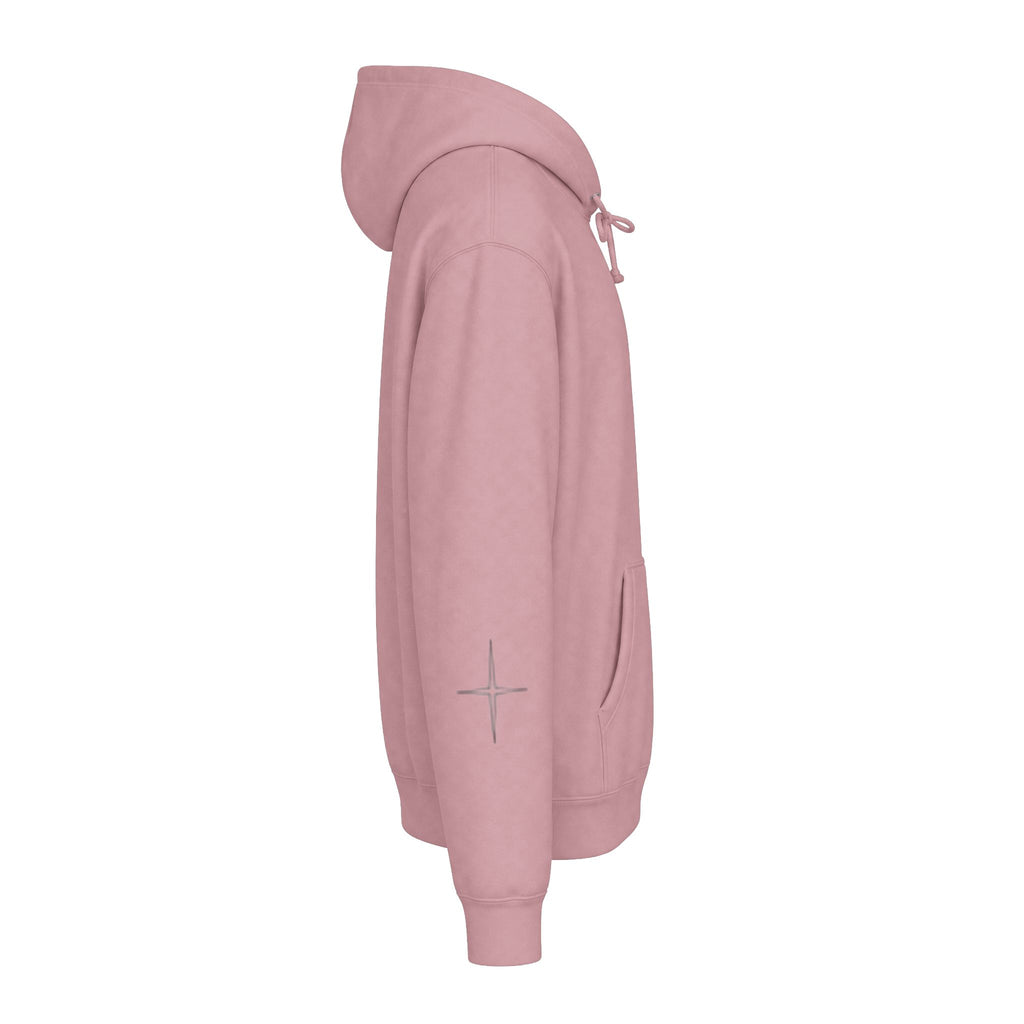 Moon Drip Hoodie — Gothic Crescent Last-Vision Graphic Sweatshirt