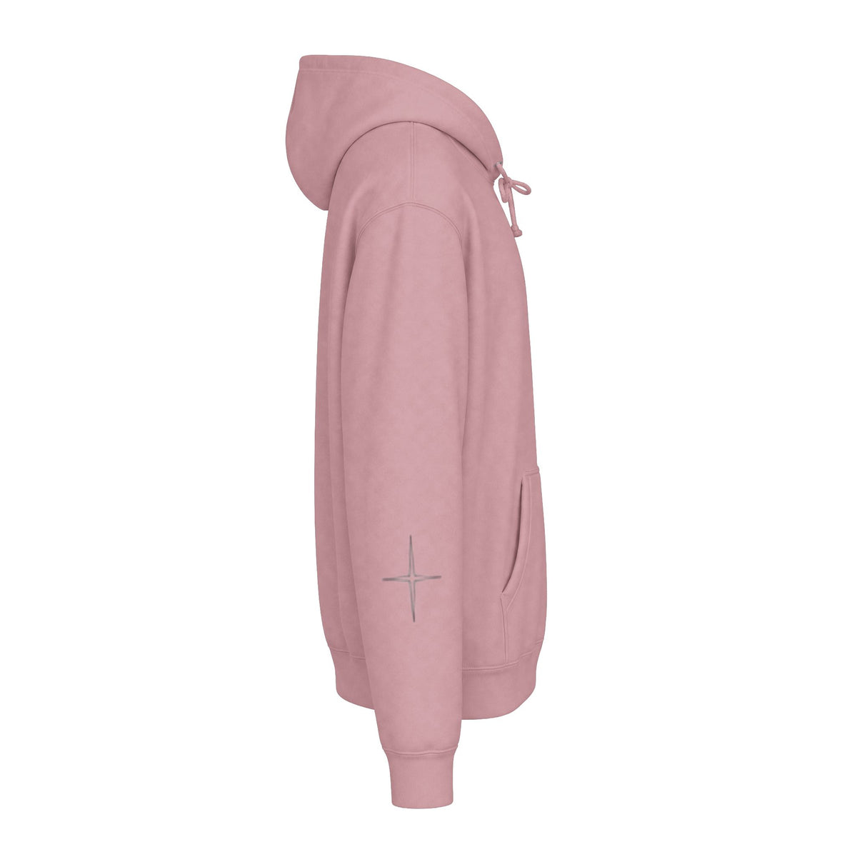 Moon Drip Hoodie — Gothic Crescent Last-Vision Graphic Sweatshirt