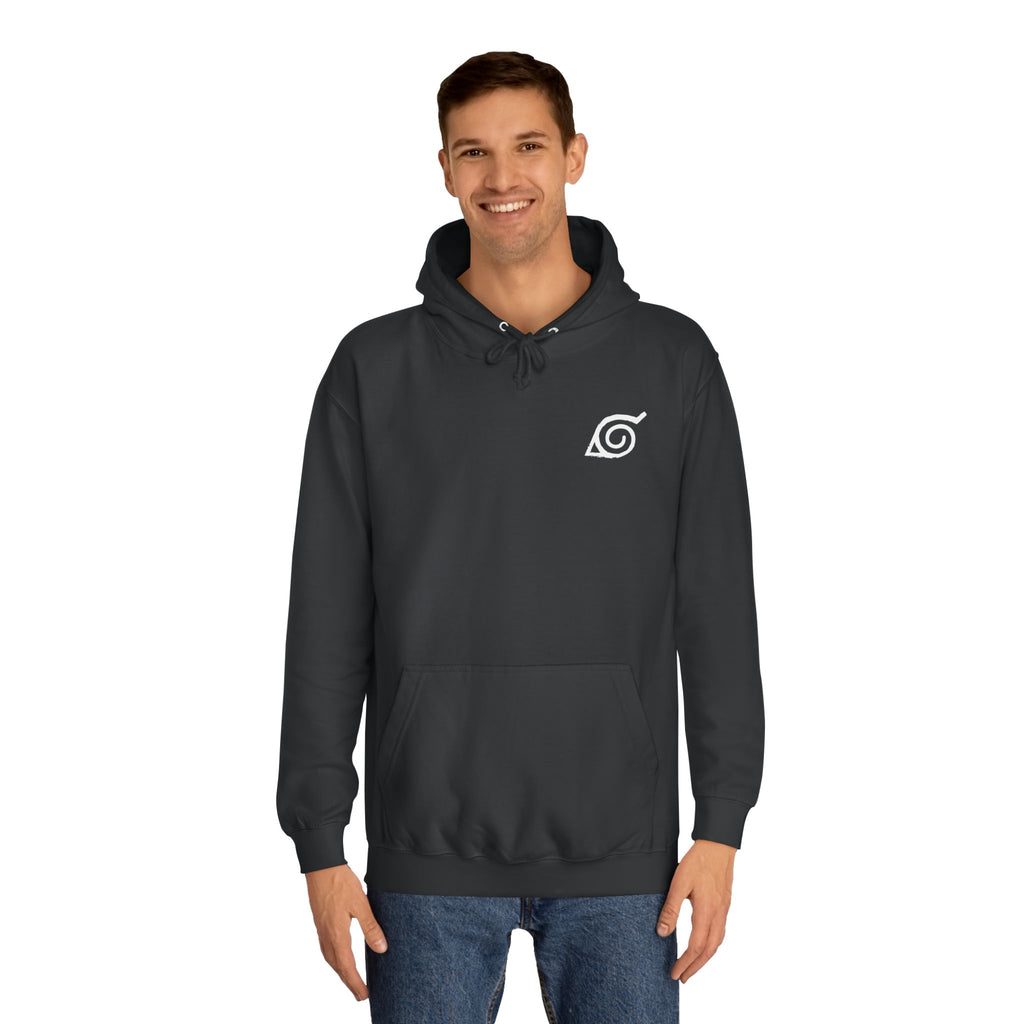 Naruto Silhouette Hoodie - Anime Shinobi Symbol College Pullover