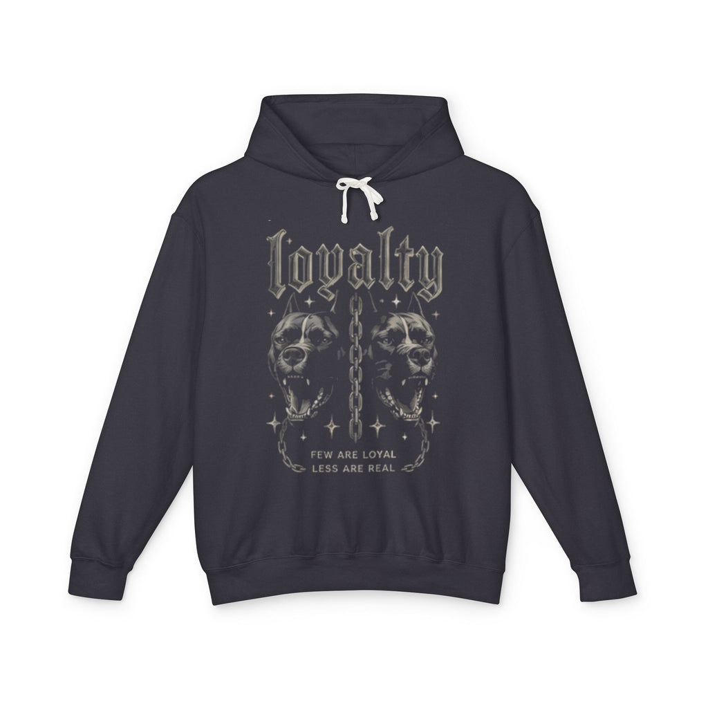 Hoodie — 'Loyalty' Gothic Skull & Rose Graphic Pullover (Trust None)
