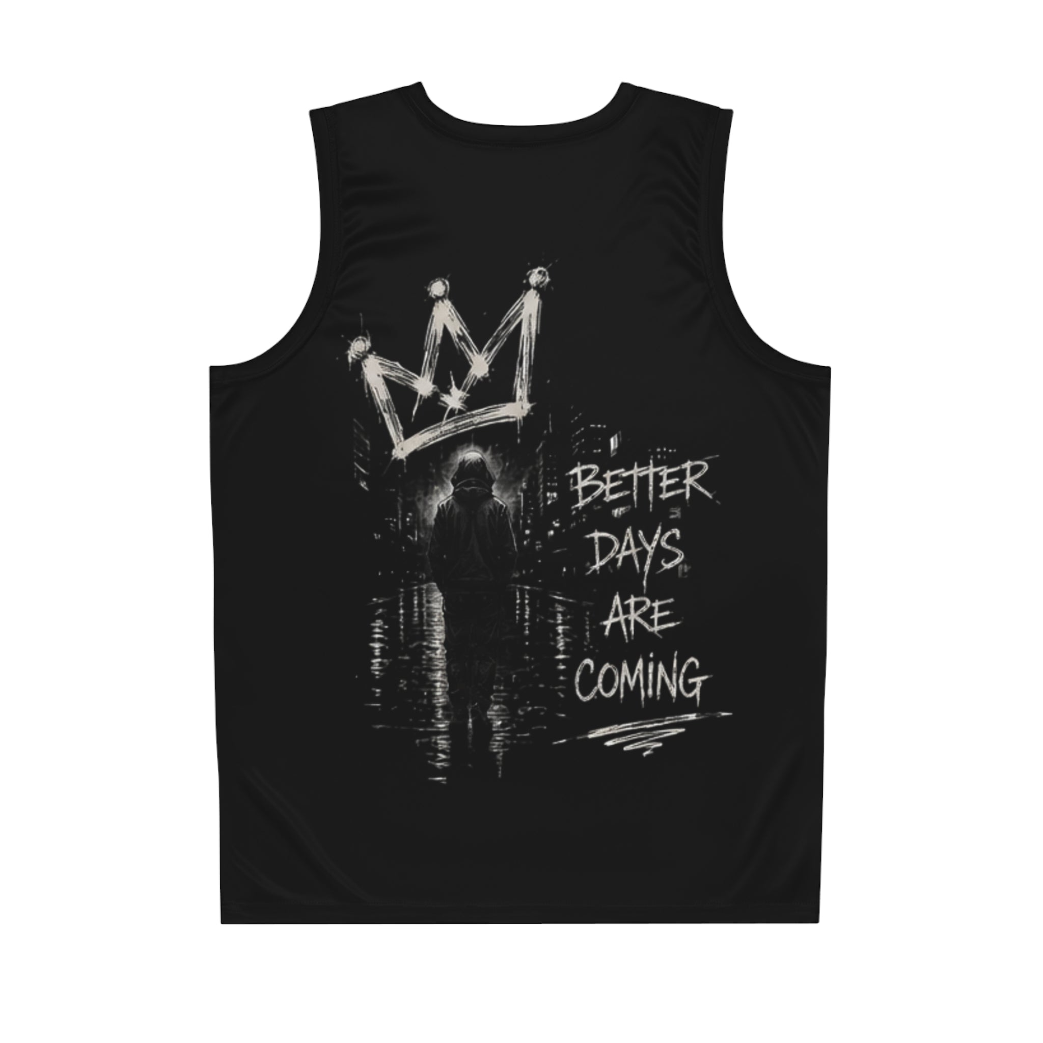 Basketball Jersey - Last Vision 'Better Days Are Coming' Graphic Tank