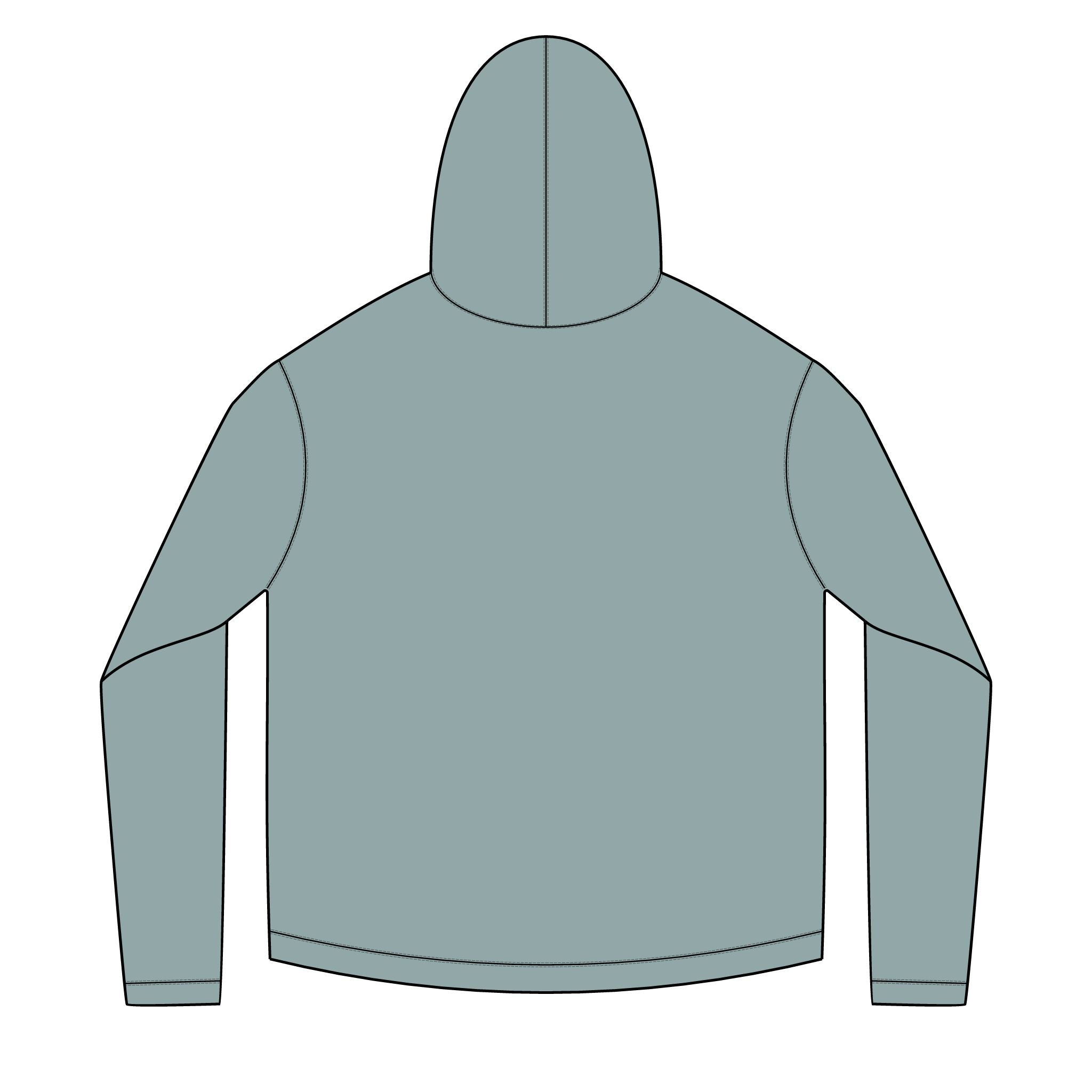 Solar Circuit Hoodie — Small Chest Sun & Circuit Emblem