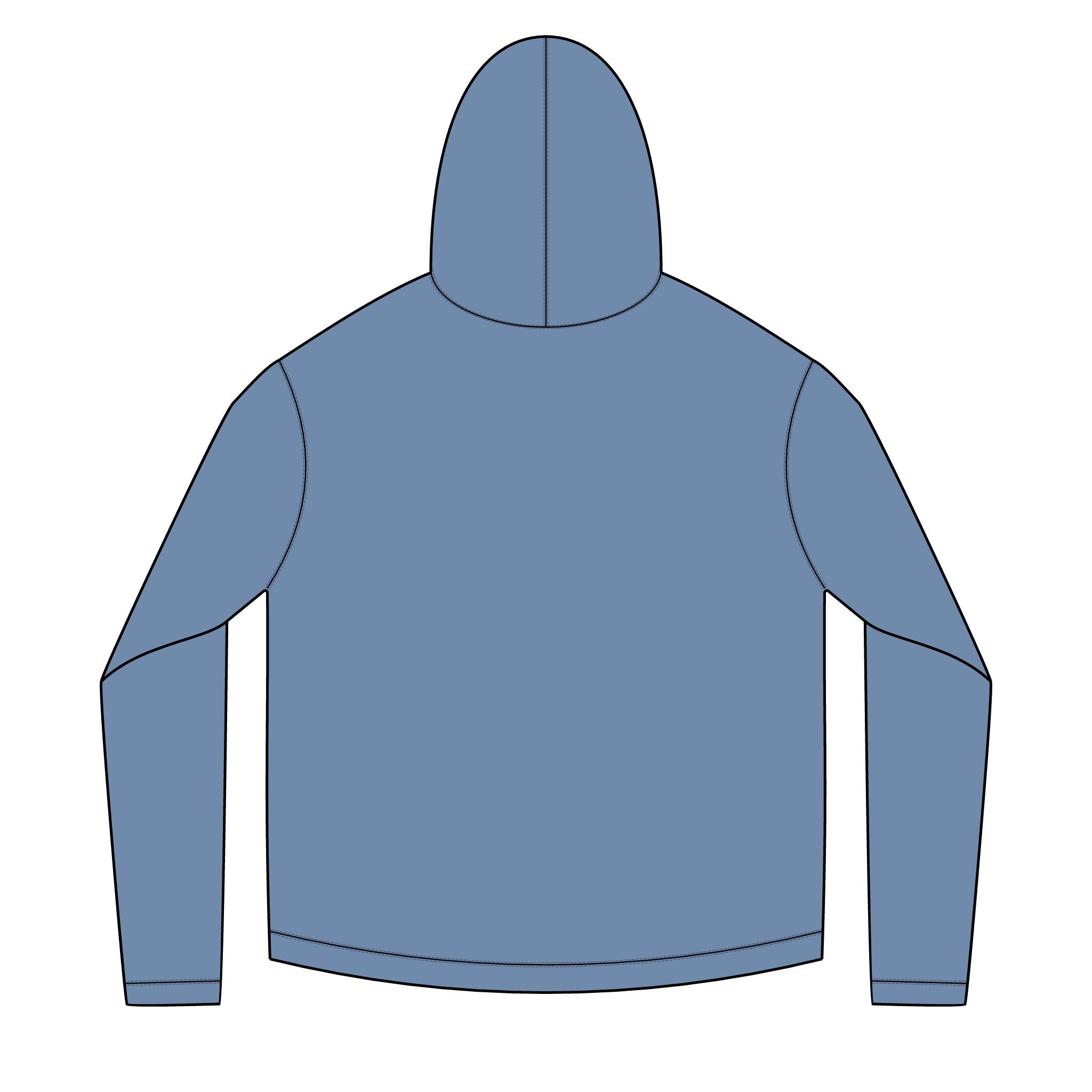 Solar Circuit Hoodie — Small Chest Sun & Circuit Emblem