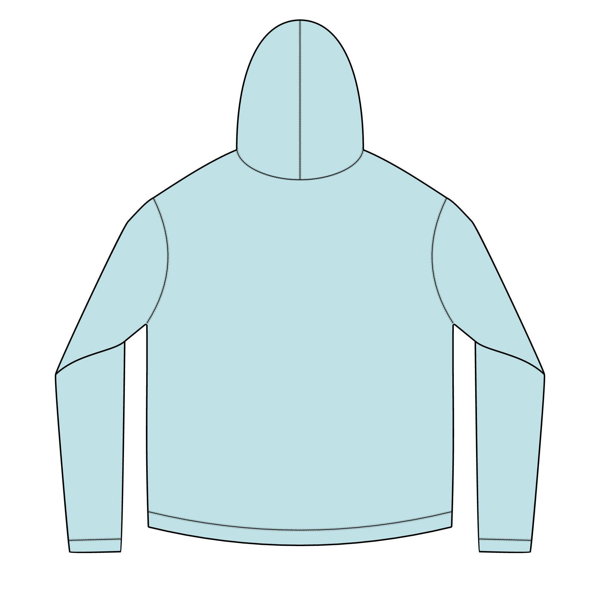 Solar Circuit Hoodie — Small Chest Sun & Circuit Emblem